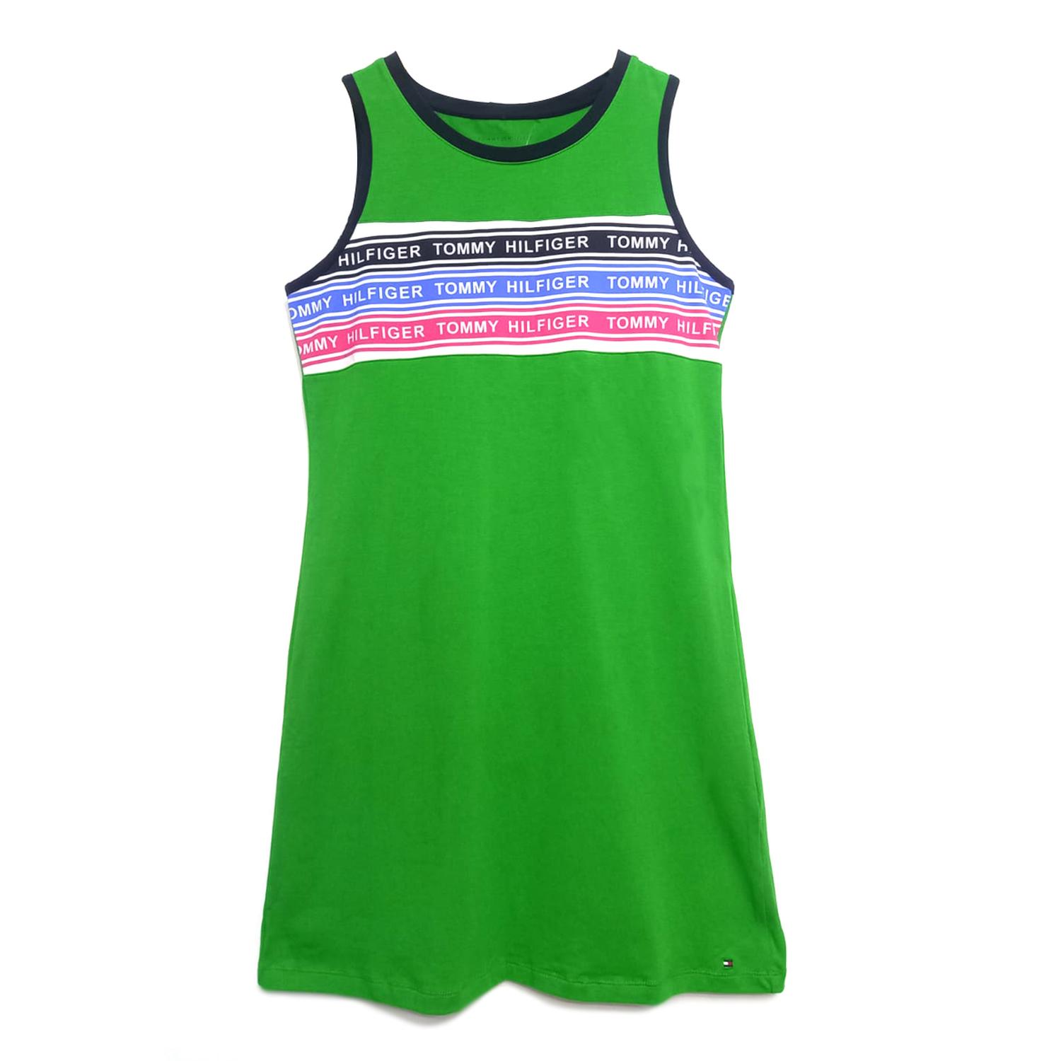 VESTIDO SIN MANGAS TOMMY HILFIGER VERDE - 1