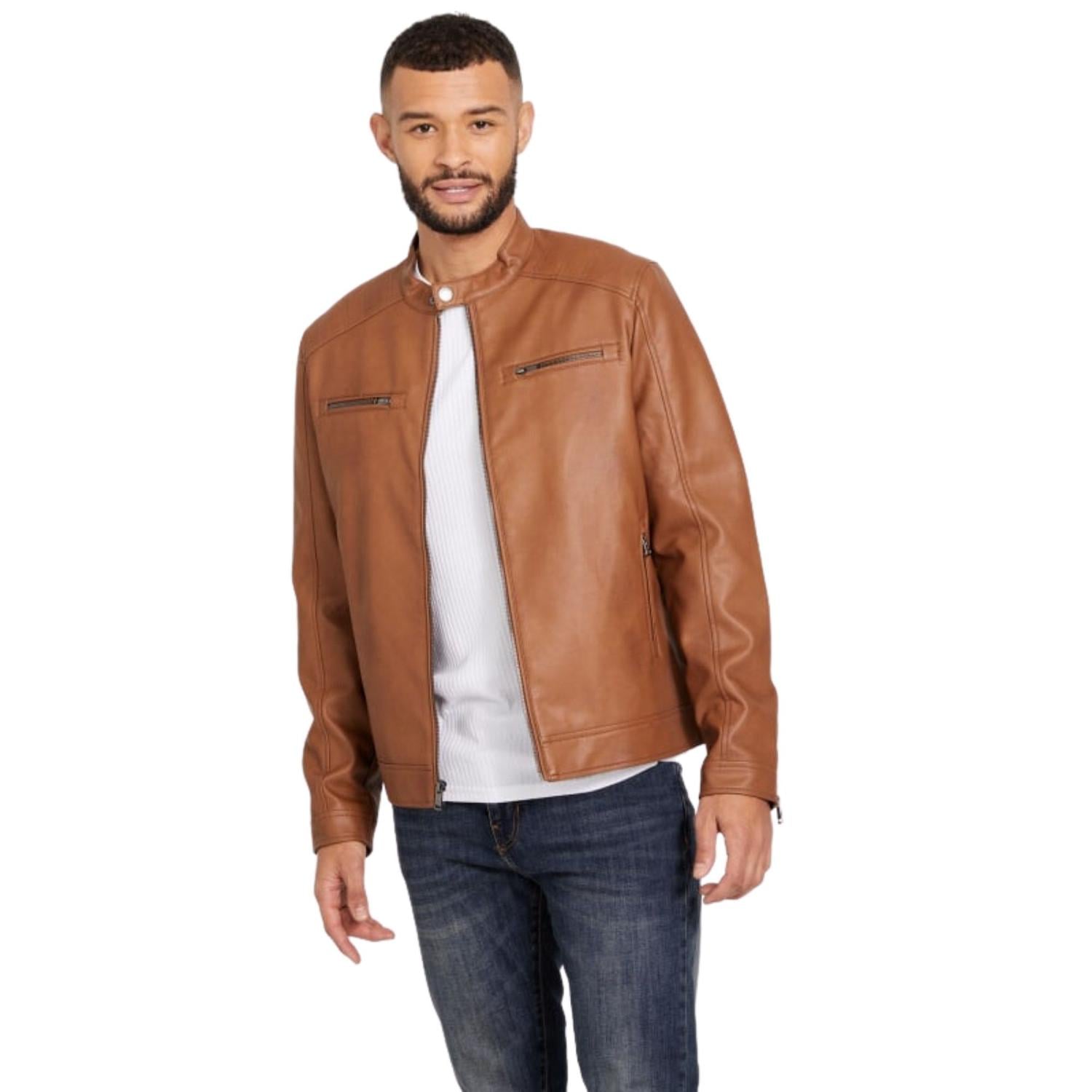 CASACA DE HOMBRE GUESS ZACKY MOTO - MARRON - 1