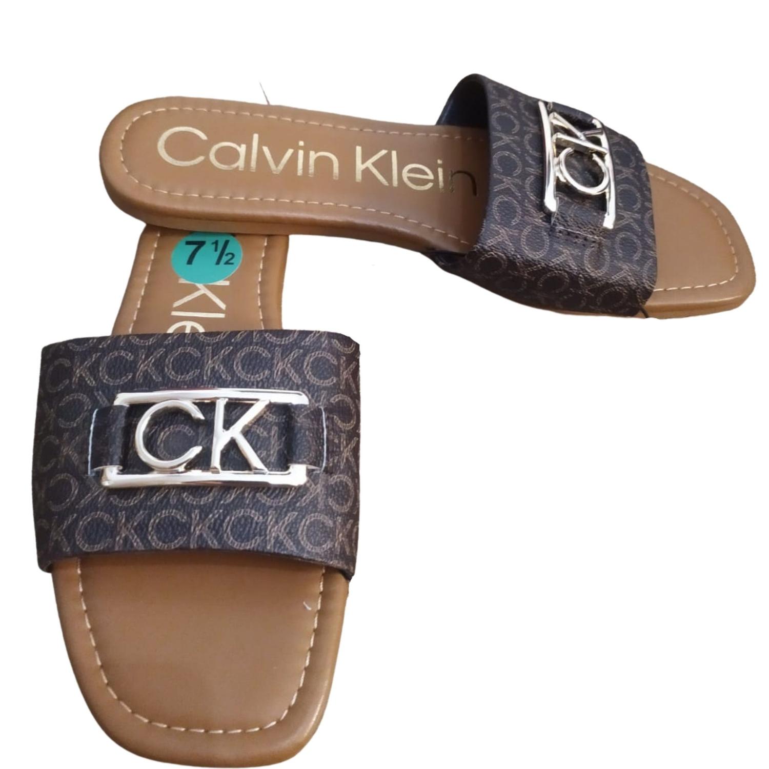 SANDALIAS PARA MUJER CALVIN KLEIN - MARRON - 1