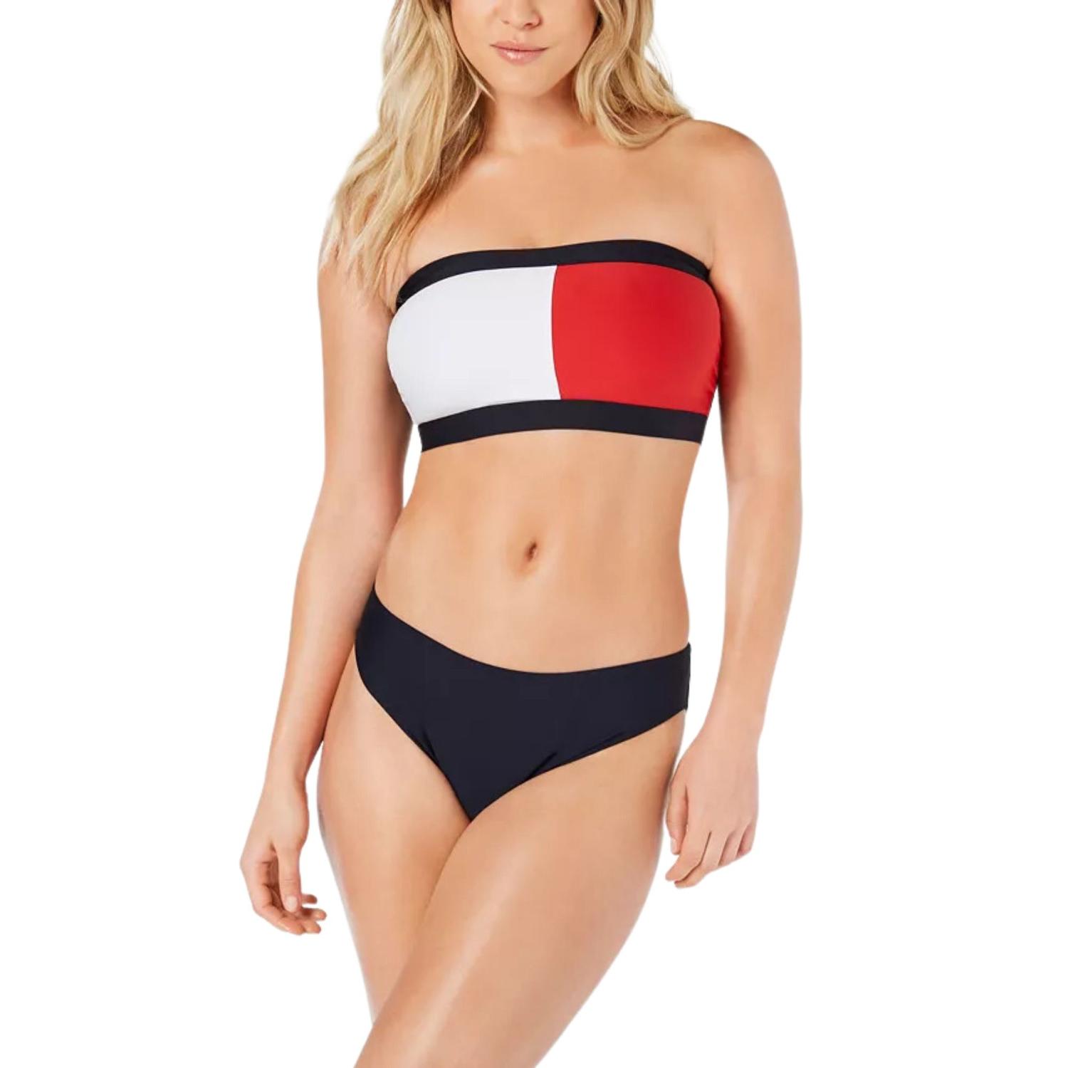 BIKINI MUJER TOMMY HILFIGER FLAG - AZUL - 1