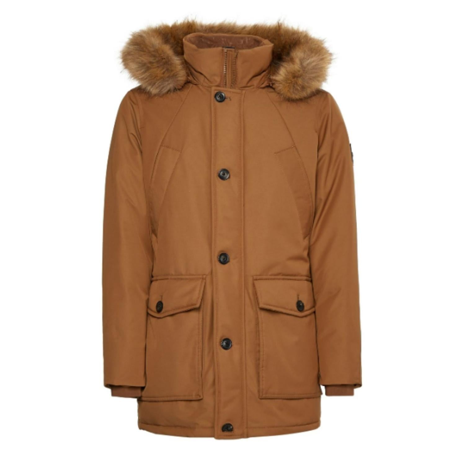 ABRIGO PARKA TOMMY HILFIGER ROCKIE - BEIGE - 1
