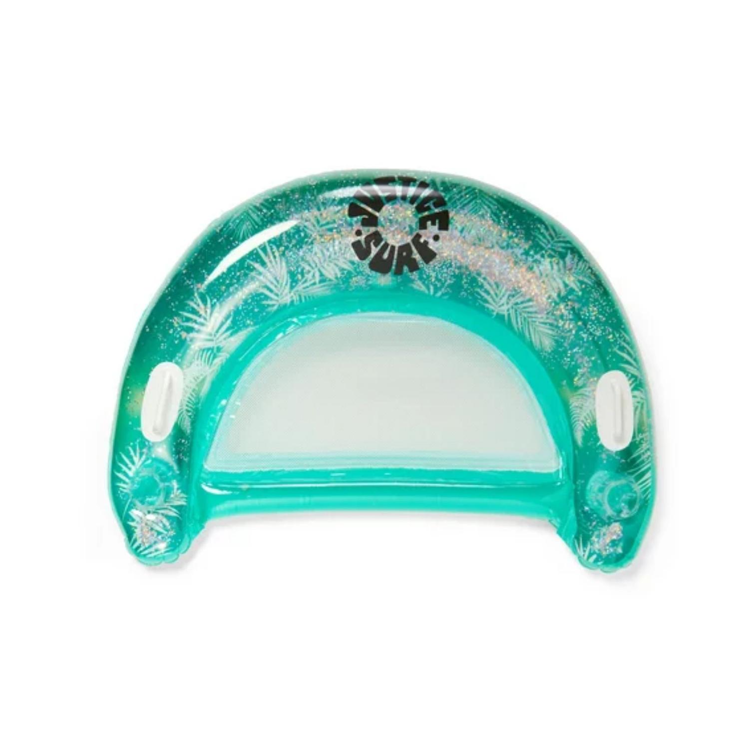 FLOTADOR DE SILLA DE PISCINA JUSTICE - TEAL TAMAÑO TALLA ÚNICA - 1