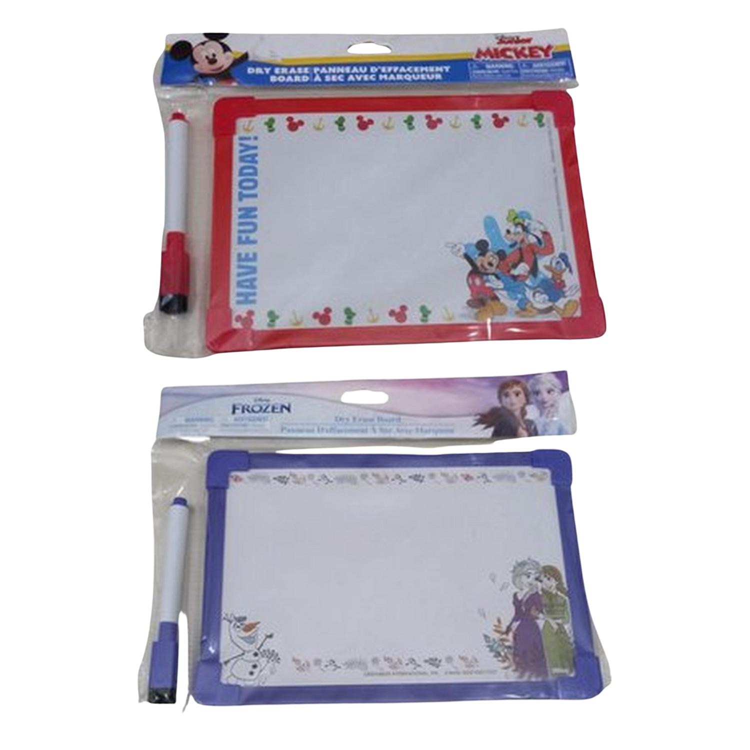 PACKX2 PIZARRA BLANCA PARA NIÑOS DE DIBUJOS ANIMADOS - UNISEX TAMAÑO TALLA ÚNICA - 1