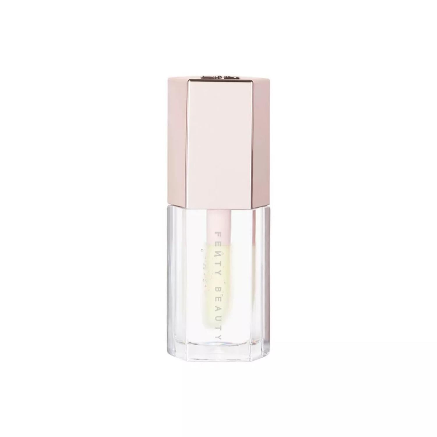 MINI LABIAL GLOSS BOMB LIP LUMINIZER DE FENTY BEAUTY BY RIHANNA - GLASS SLIPPER TAMAÑO 5.5 ML - 1