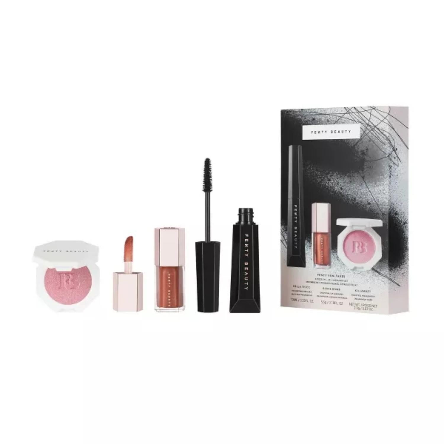 SET FENTY FAM FAVES: RIMEL, GLOSS BOMB E ILUMINADOR FENTY BEAUTY BY RIHANNA TAMAÑO TALLA ÚNICA - 1