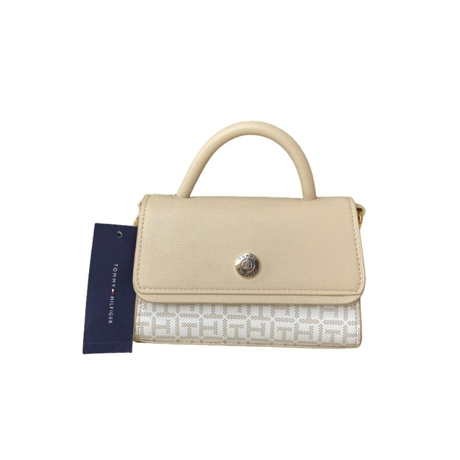 MINI CARTERA TOMMY HILFIGER JACQUAR - BEIGE - 1