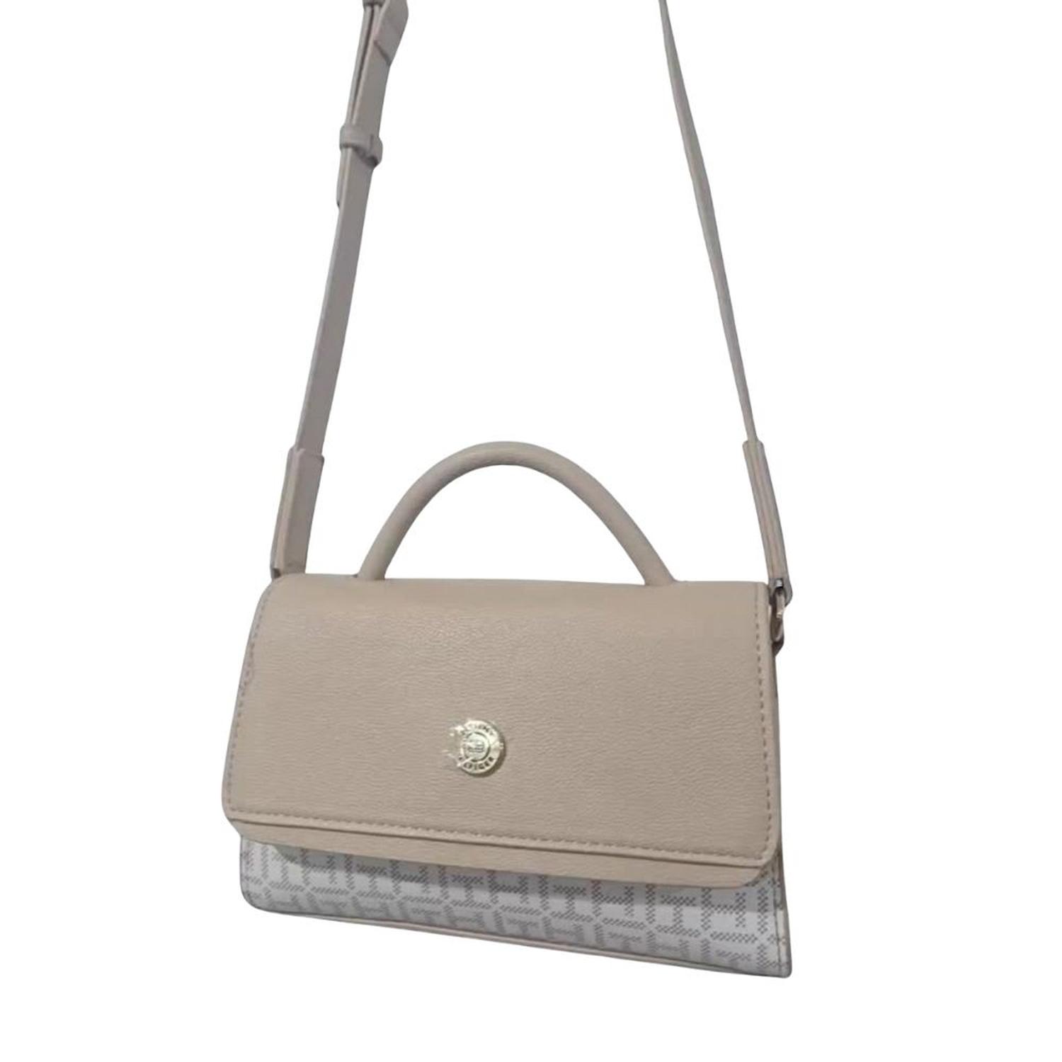 MINI CARTERA TOMMY HILFIGER JACQUAR - BEIGE - 2