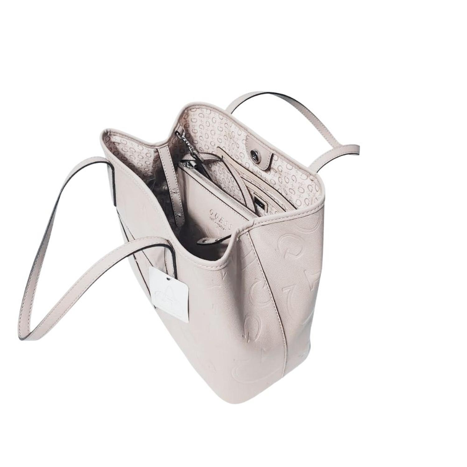 SETX2 CARTERA GUESS PORTINI TRAP TOTE - BLANCO - 4