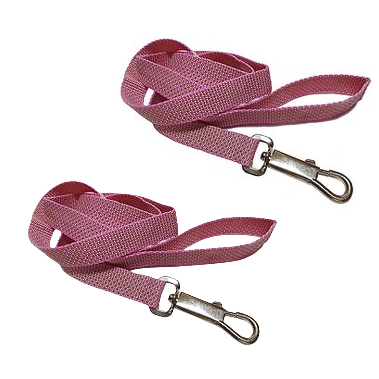 PACKX2 CORREA PARA PERRO DE NYLON TEJIDA ROSADA - 1