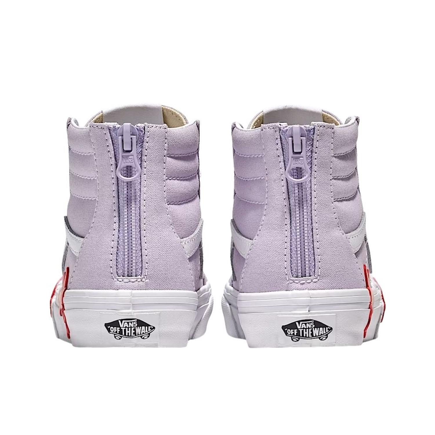 ZAPATILLAS PARA NIÑA VANS SK8-HI ZIP FLOWER - 4