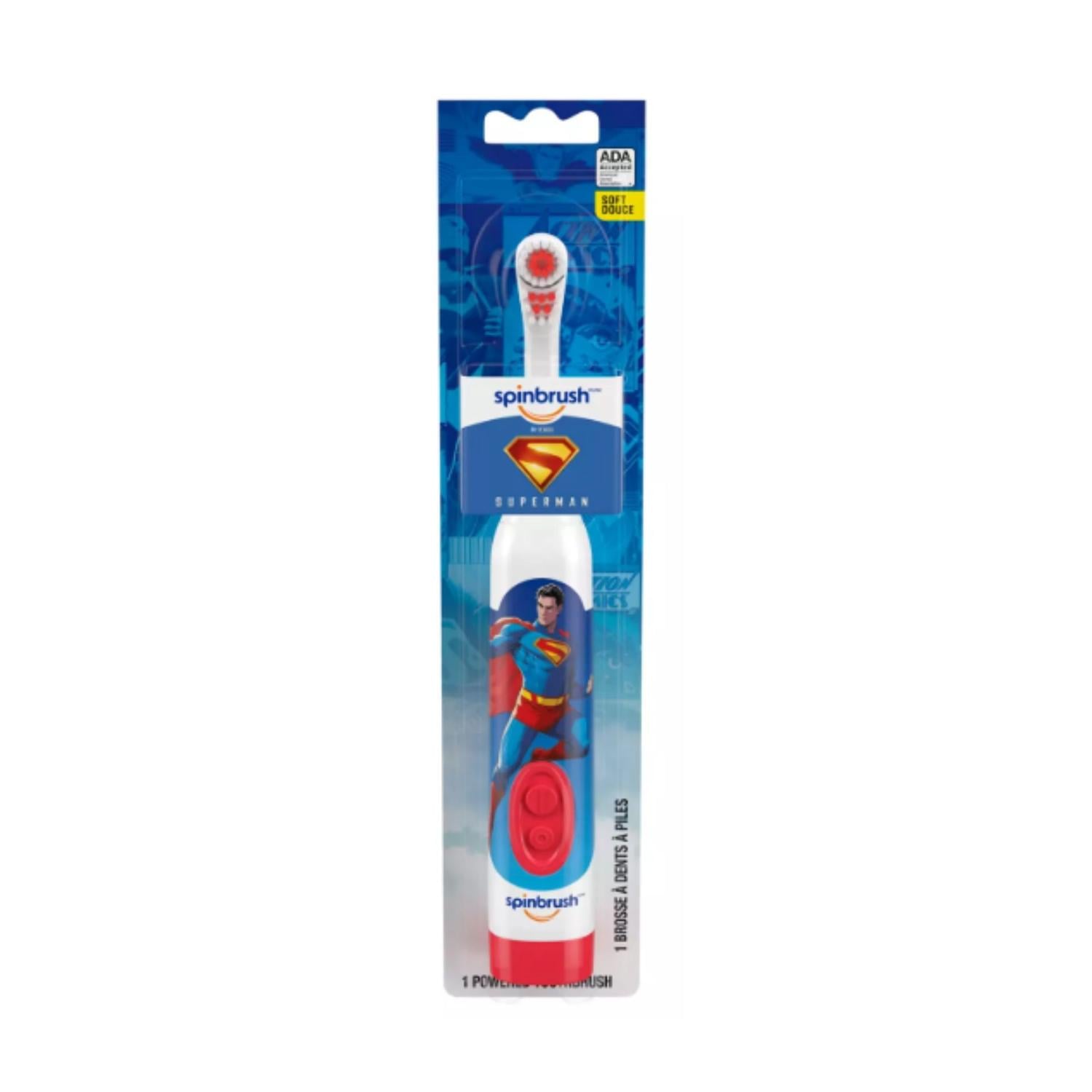 CEPILLO DE DIENTES ELECTRICO INFANTIL SPINBRUSH SUPERMAN - 1
