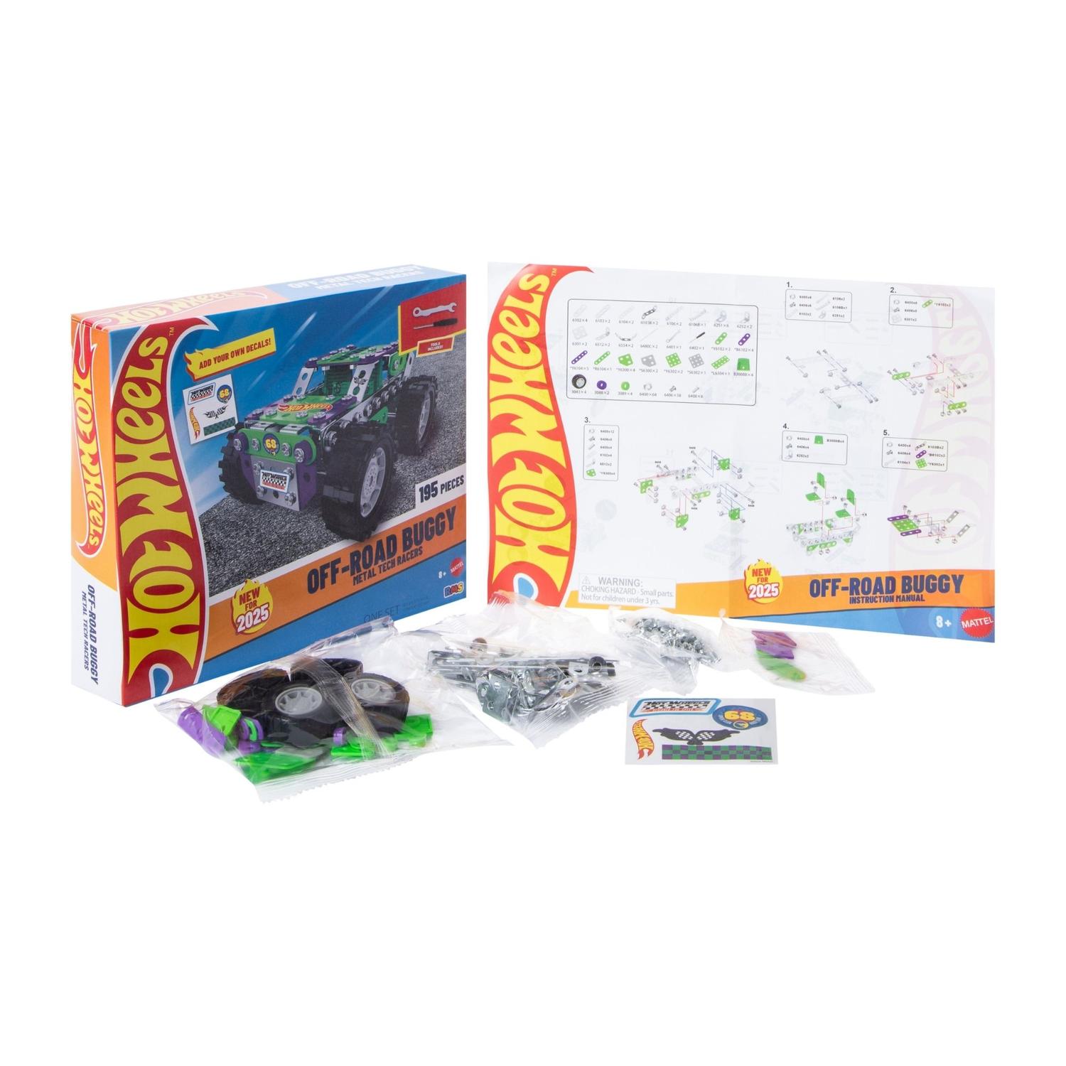 SET DE CONSTRUCCION CARRO HOT WHEELS - OFF ROAD BUGGY - 2