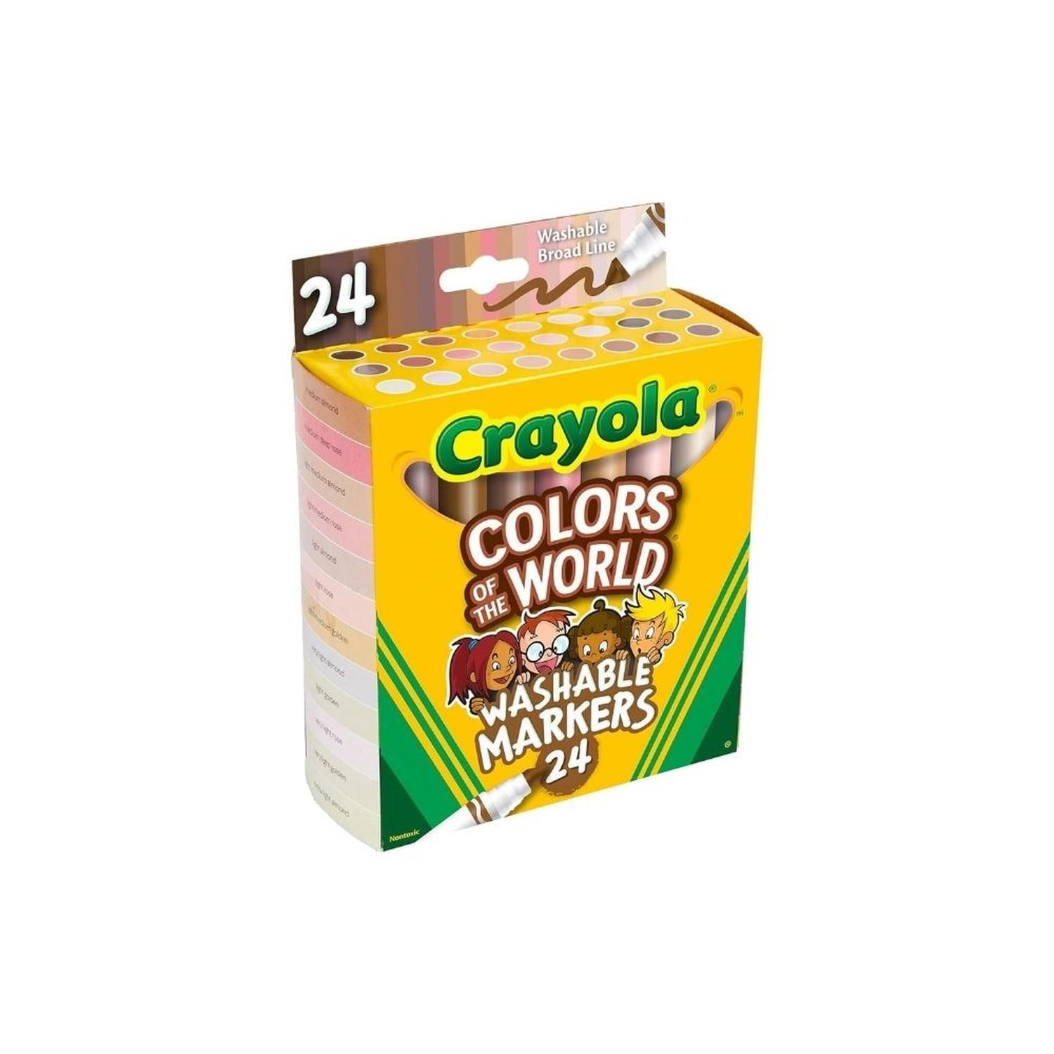 PLUMONES CRAYOLA COLOR OF THE WORLD - 24 UND - 3