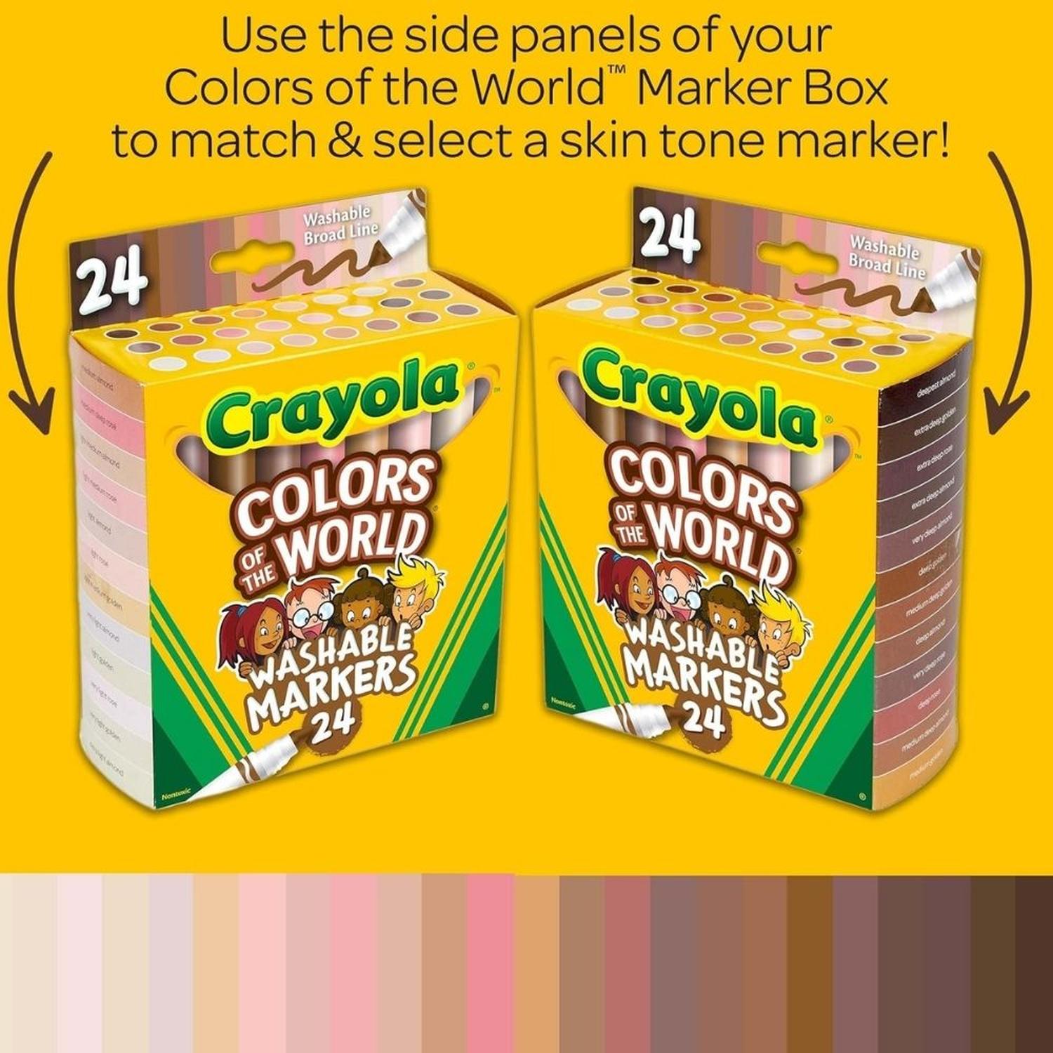 PLUMONES CRAYOLA COLOR OF THE WORLD - 24 UND - 4