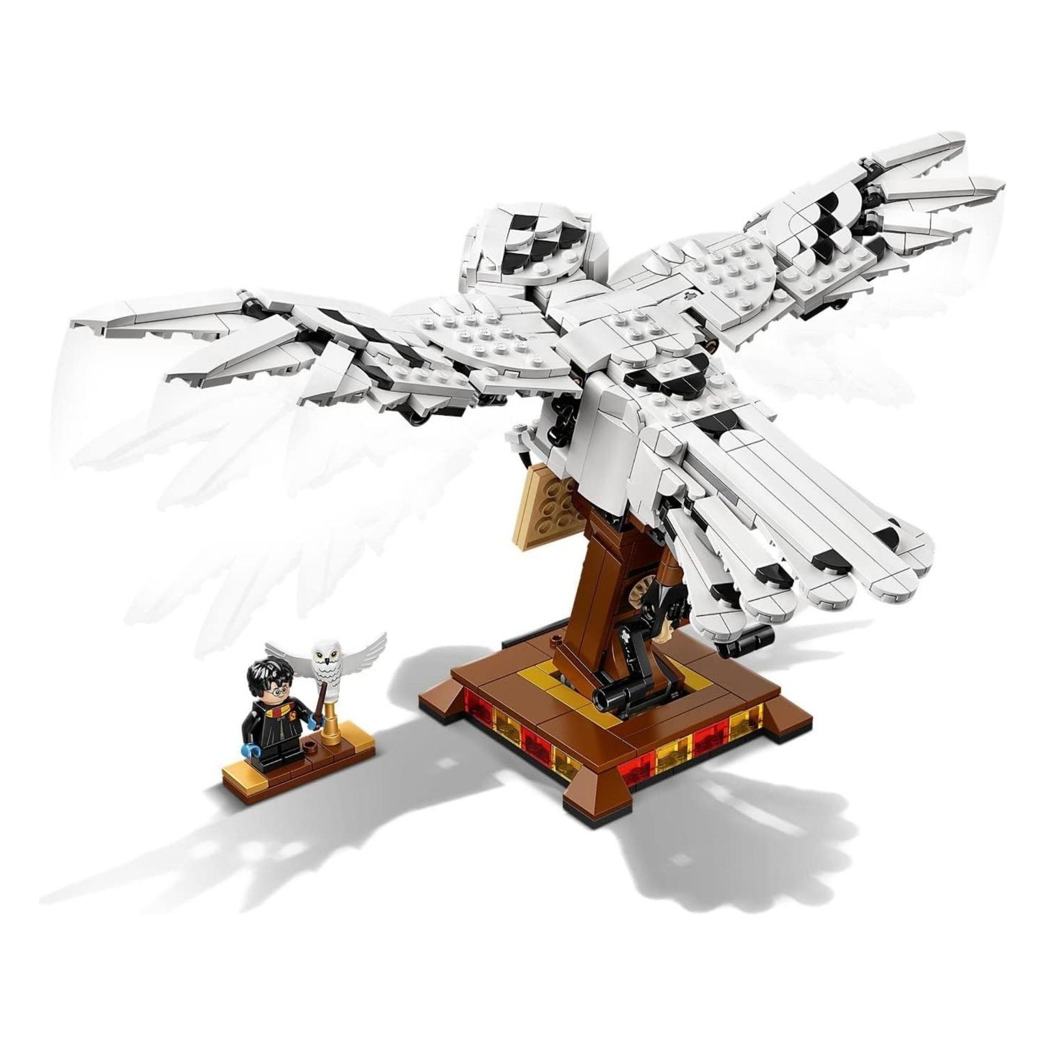 LEGO HARRY POTTER HEDWIG - BUHO CON ALAS MOVILES - 4