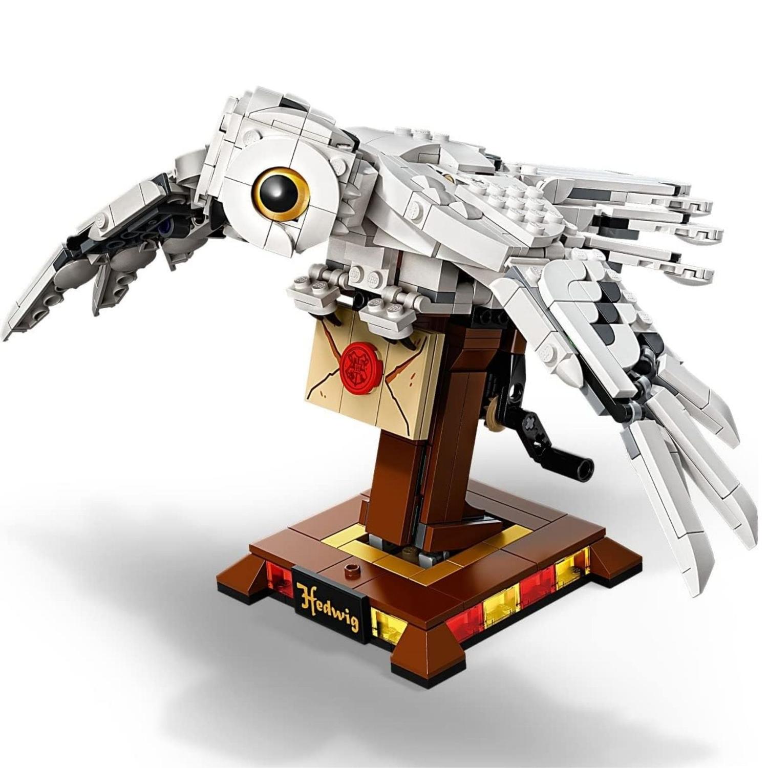 LEGO HARRY POTTER HEDWIG - BUHO CON ALAS MOVILES - 5
