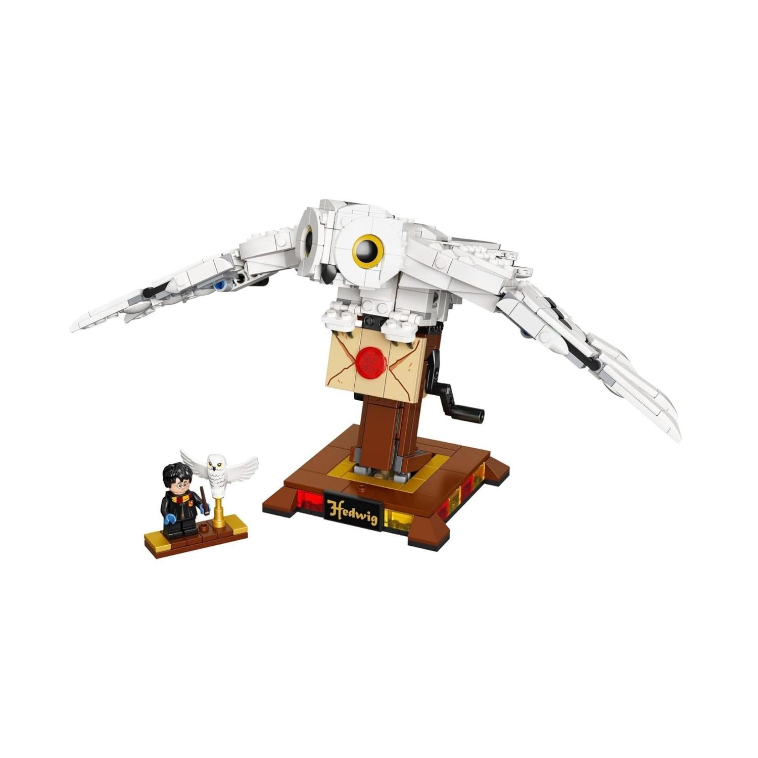 LEGO HARRY POTTER HEDWIG - BUHO CON ALAS MOVILES - 6
