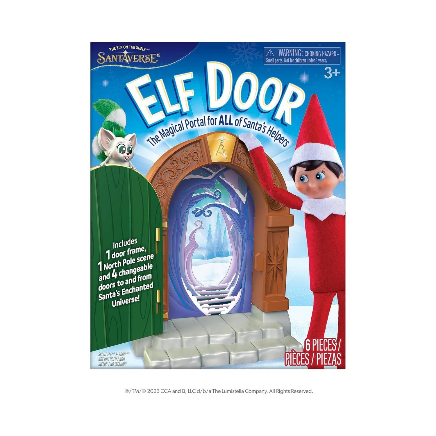 KIT DE PUERTAS THE ELF ON THE SHELF 4 DISEÑOS - 6 PIEZAS - 1