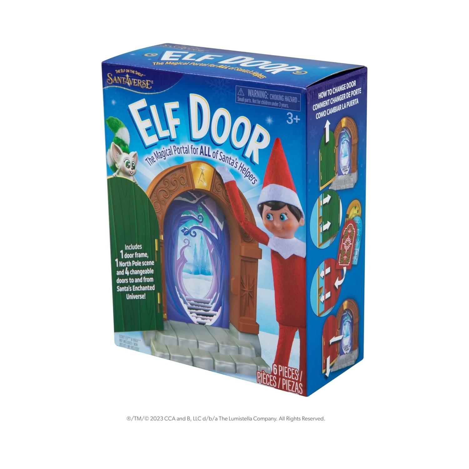 KIT DE PUERTAS THE ELF ON THE SHELF 4 DISEÑOS - 6 PIEZAS - 3
