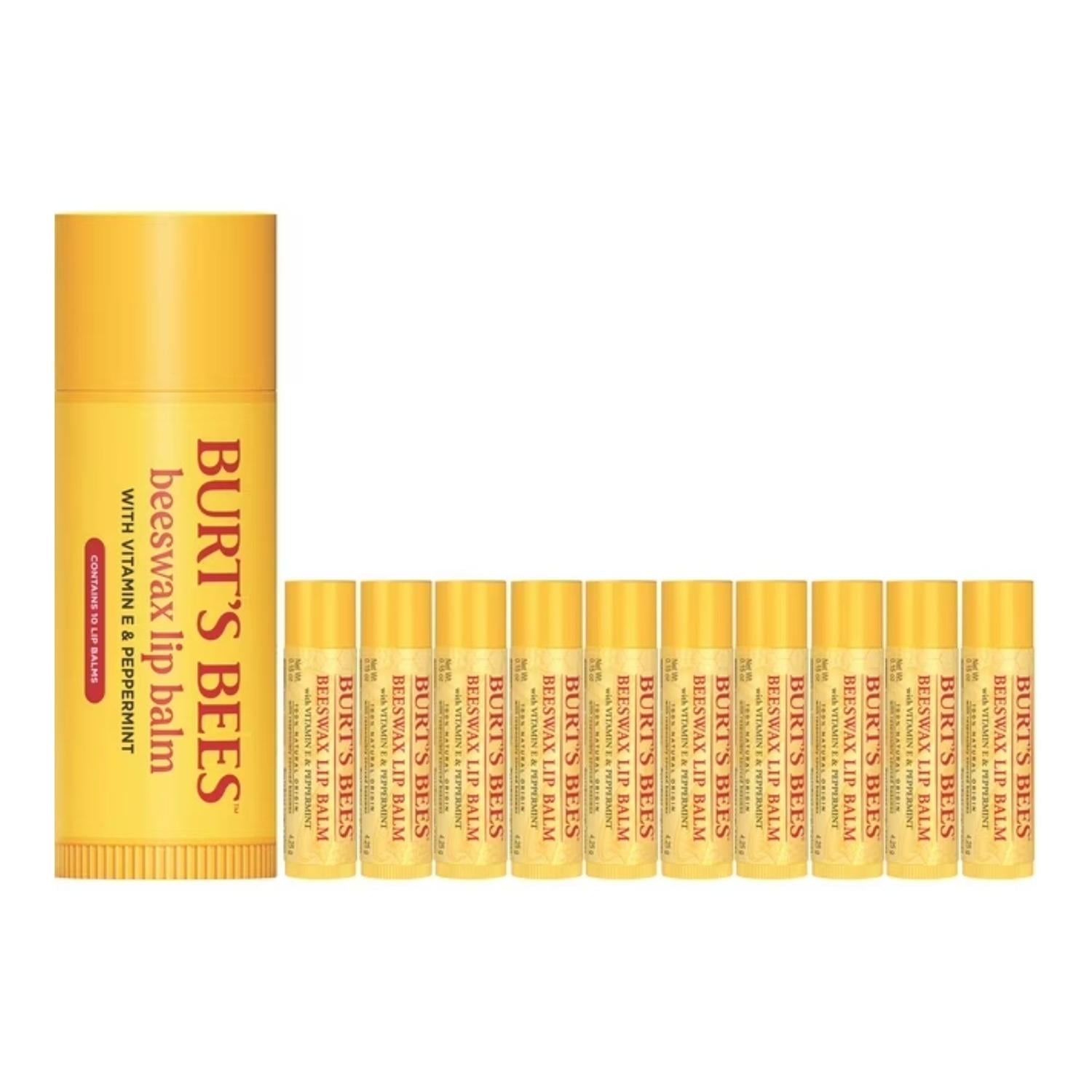 MEGA BALM BURTS BEE BALSAMO LABIAL PACKX10 - 1