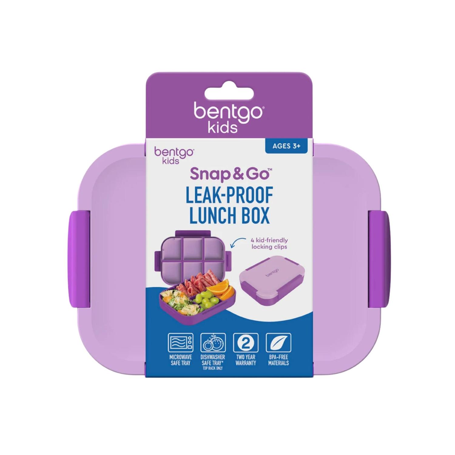 LONCHERA BENTGO KIDS SNAP Y GO - MORA - 2