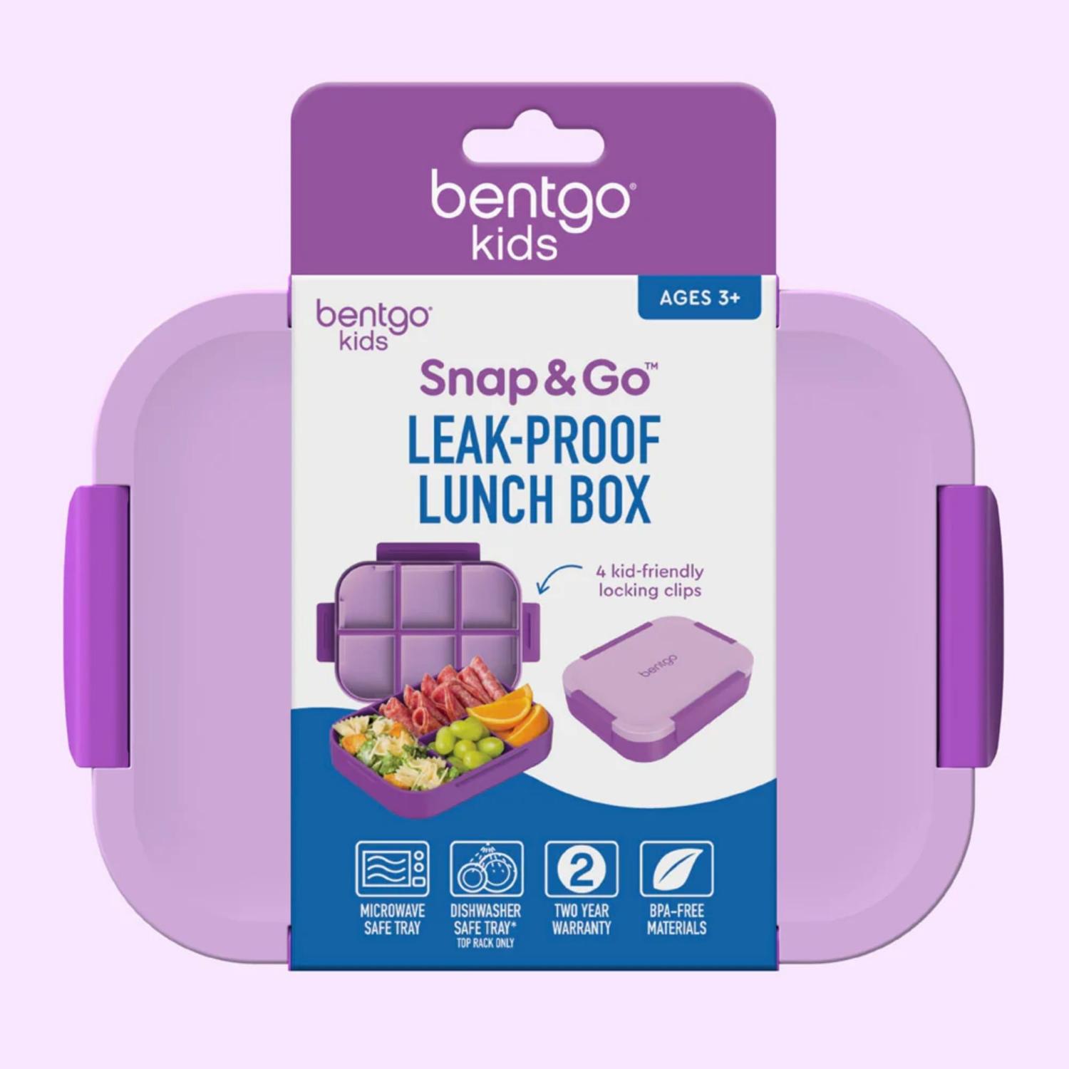 LONCHERA BENTGO KIDS SNAP Y GO - MORA - 7