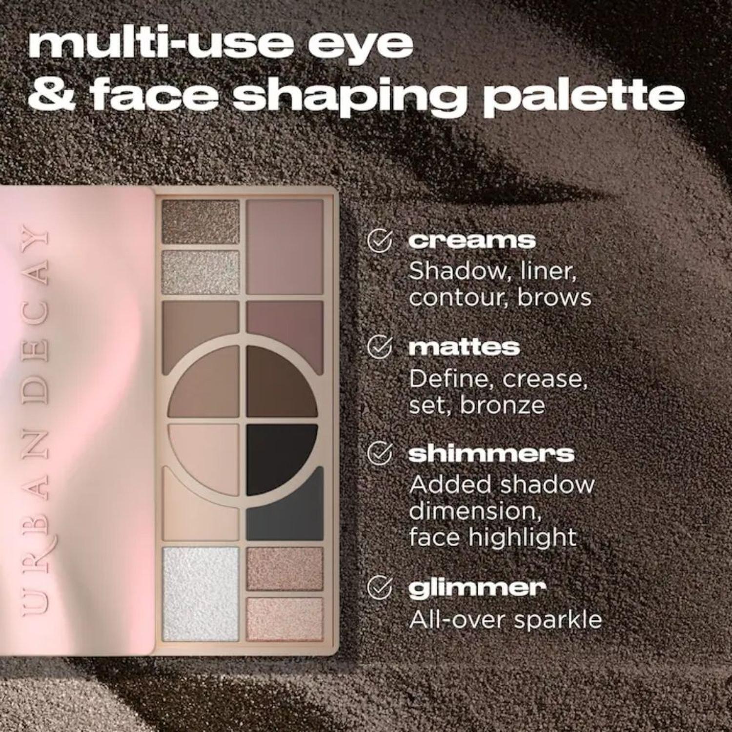 PALETA DE MAQUILLAJE URBAN DECAY NAKED SHAPED COOL-TONED - 4