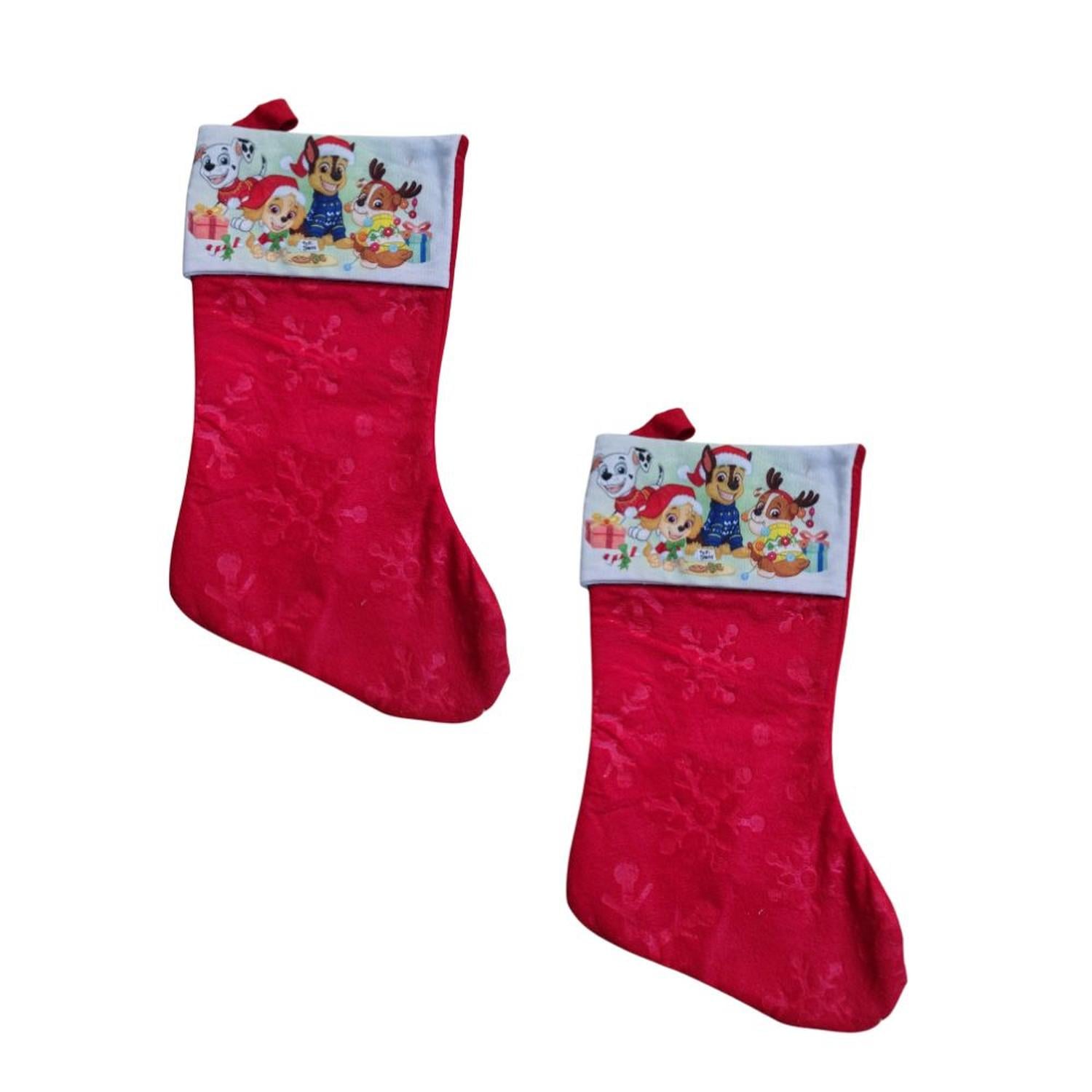 PACKX2 BOTA NAVIDEÑA PAW PATROL PATRULLA CANINA - ROJA TAMAÑO TALLA ÚNICA - 1