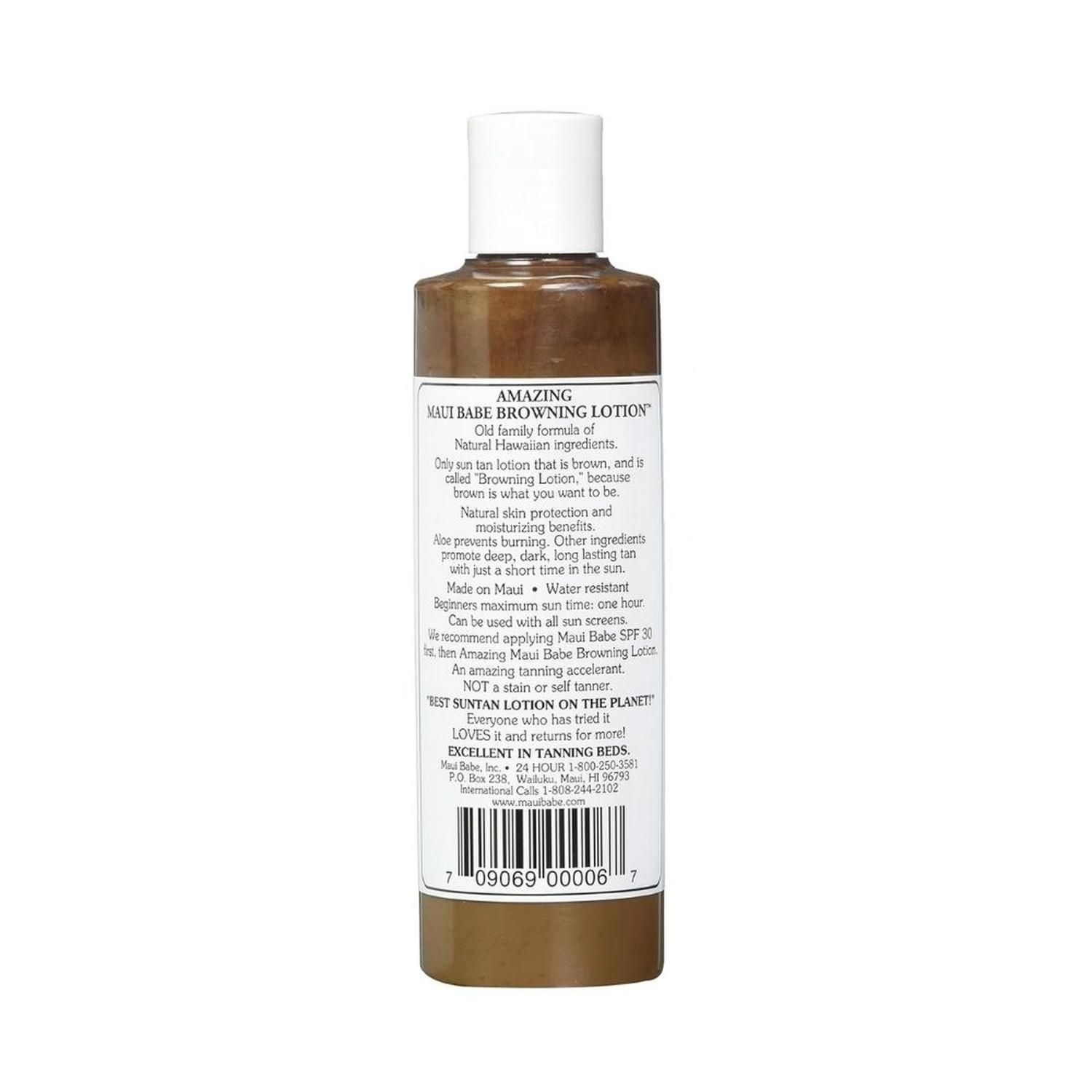 LOCIÓN BRONCEADORA MAUI BABE BROWNING LOTION 8 OZ - 2