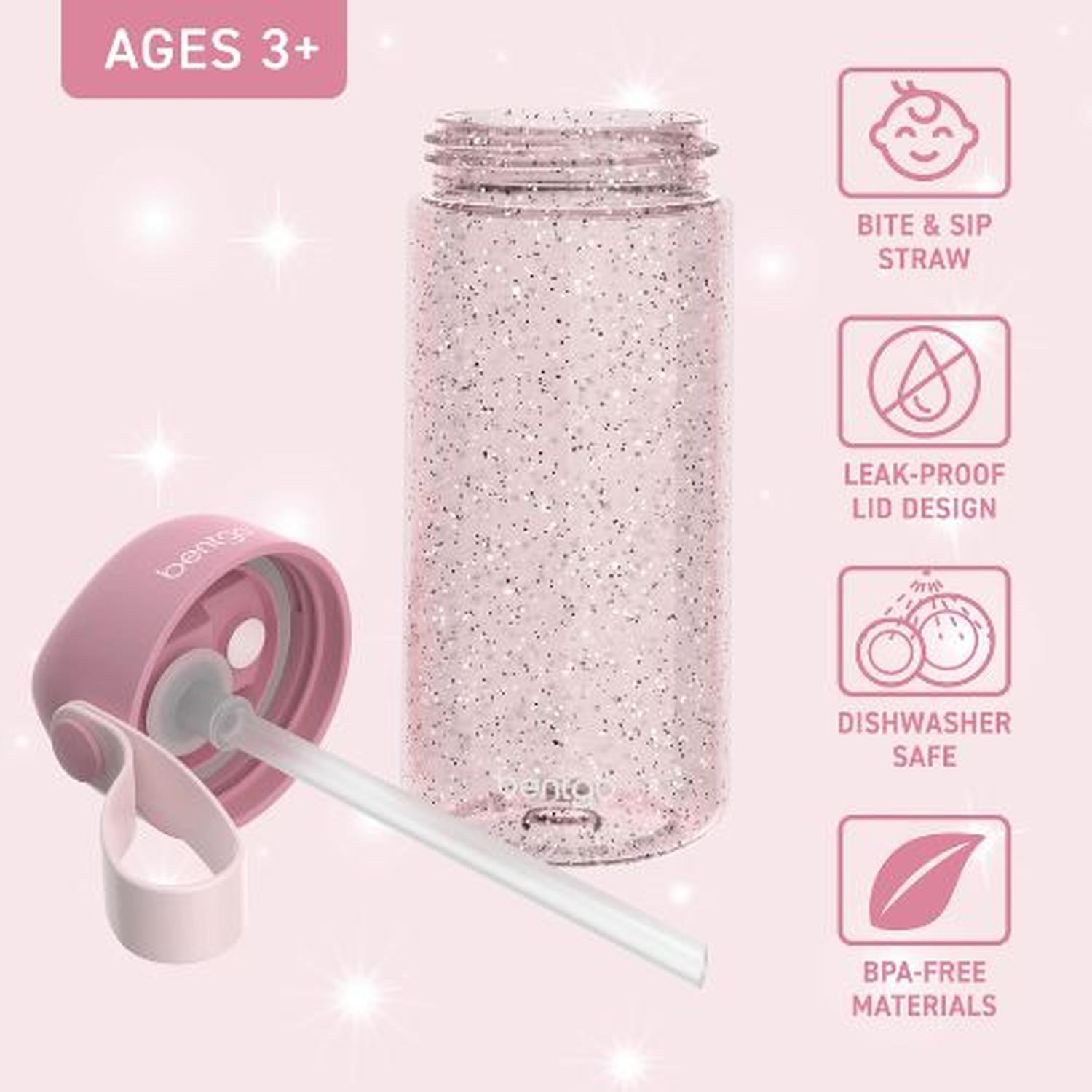 TOMATODO PARA NIÑOS BENTGO ROSA GLITTER - 2