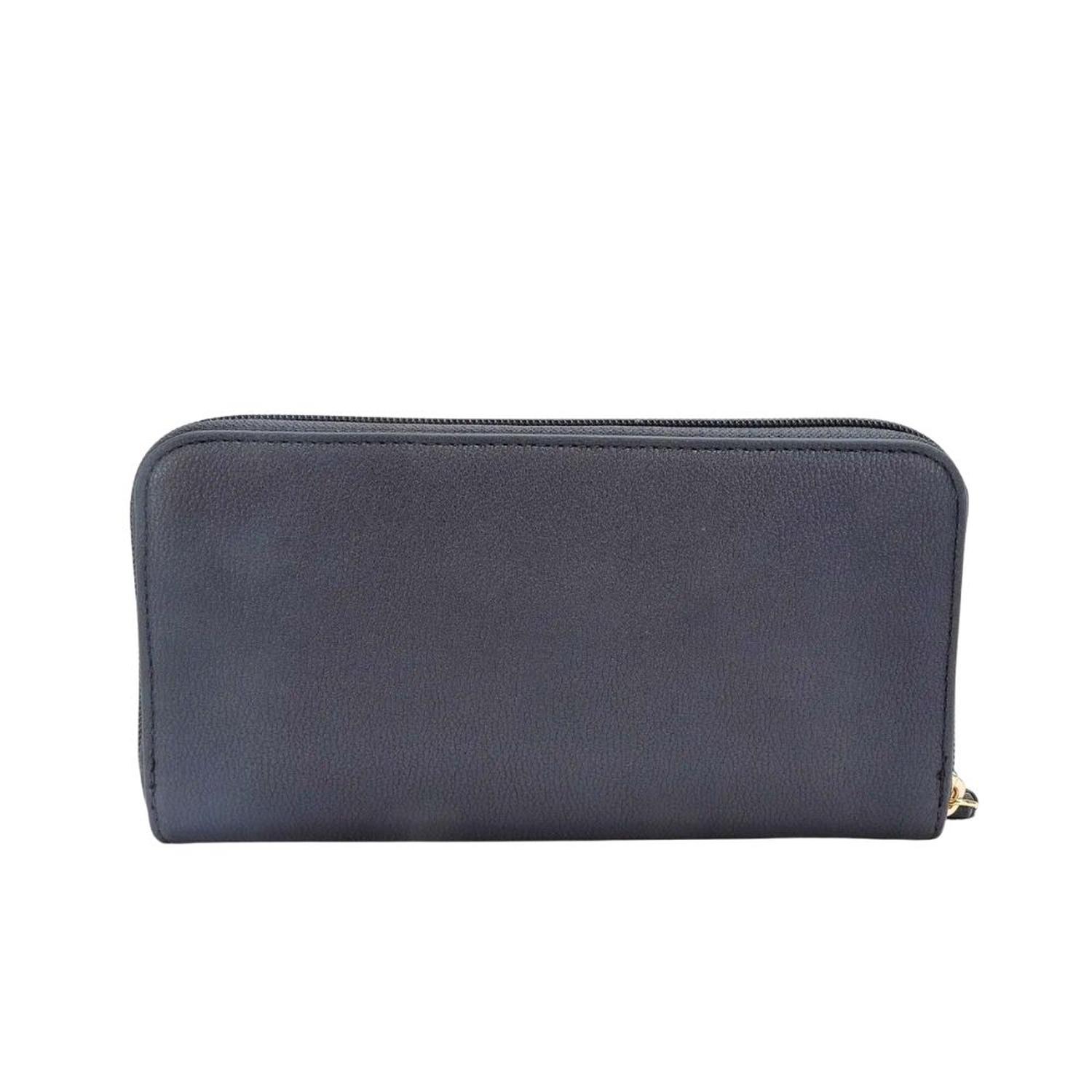 BILLETERA TOMMY HILFIGER STRIPED ZIP-AROUND AZUL - 3