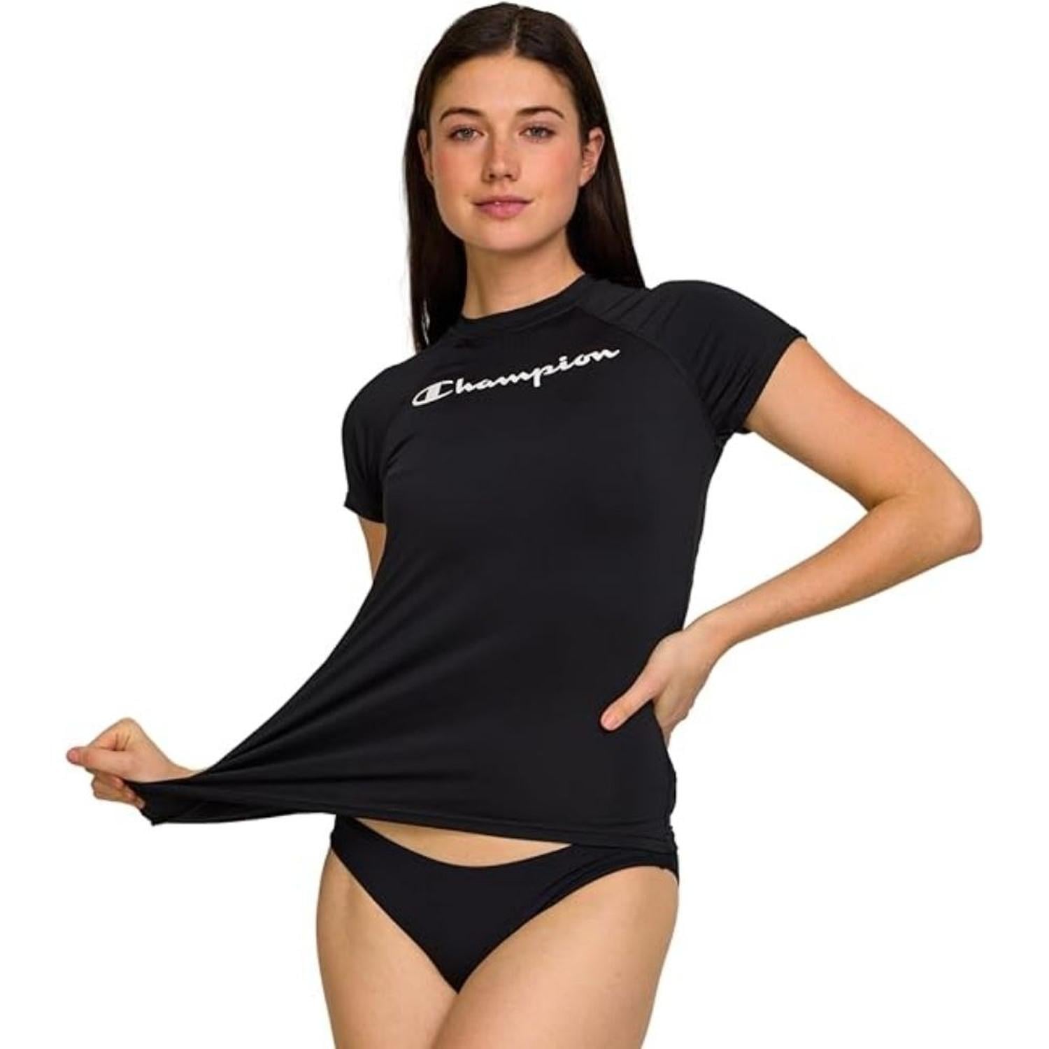 LICRA RASHGUARD MUJER CHAMPION MANGA CORTA - 1