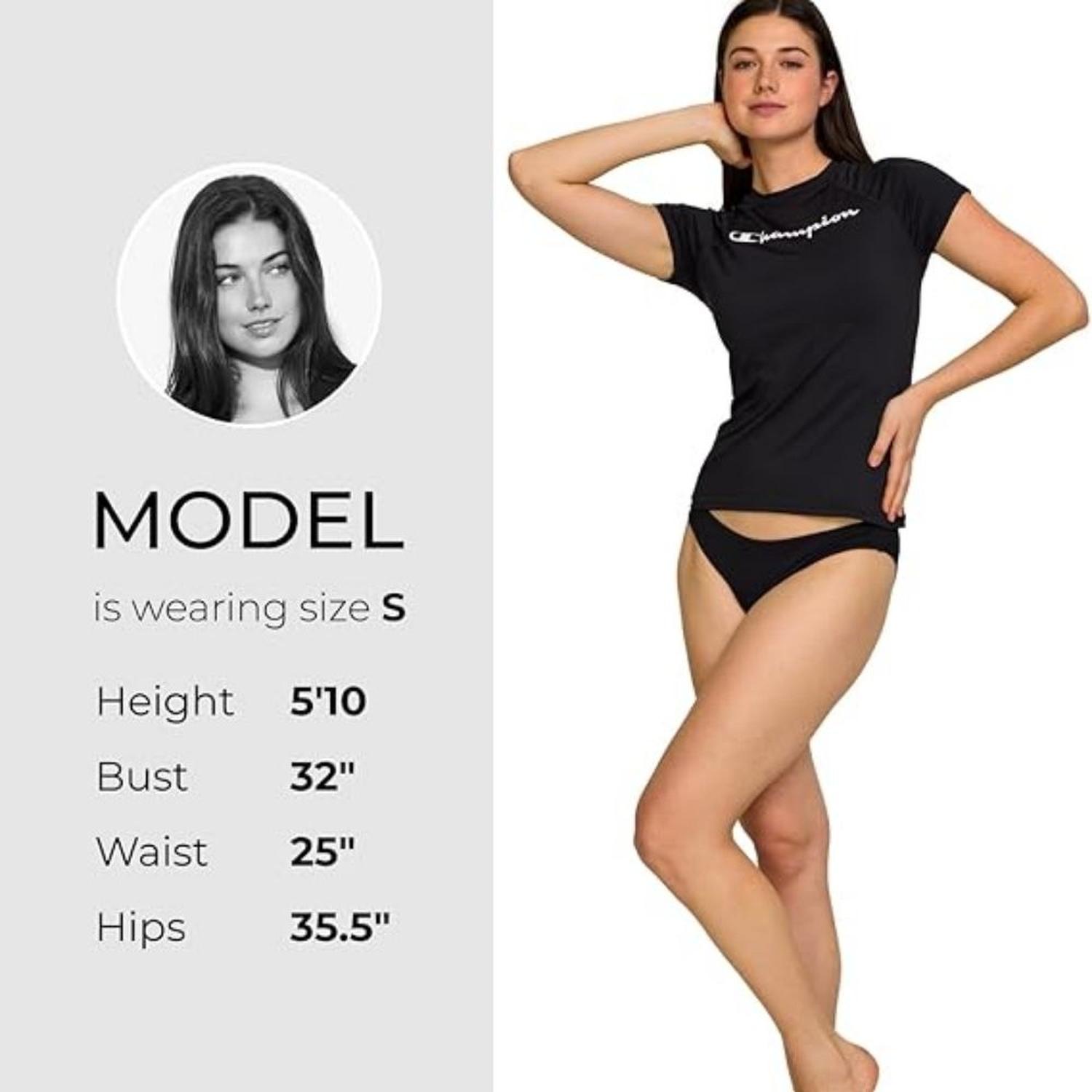 LICRA RASHGUARD MUJER CHAMPION MANGA CORTA - 6