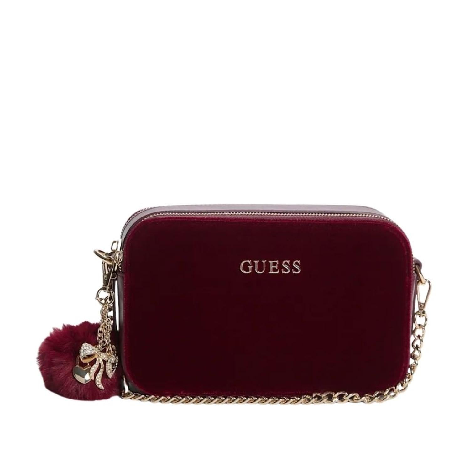 CARTERA CROSSBODY GUESS HOLLY - WINE VELVET - 1
