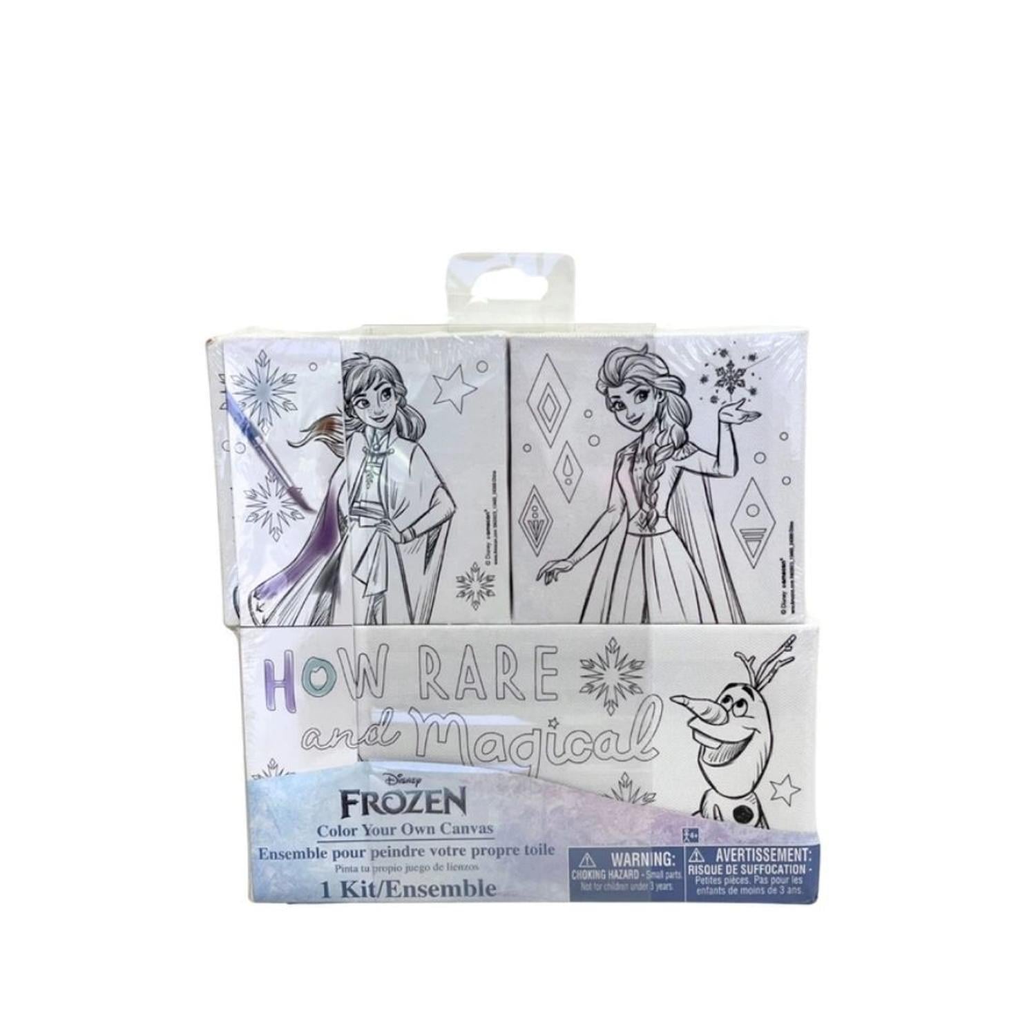 SET DE PINTURA 3 CANVAS PINCEL Y PINTURAS FROZEN DISNEY - 2