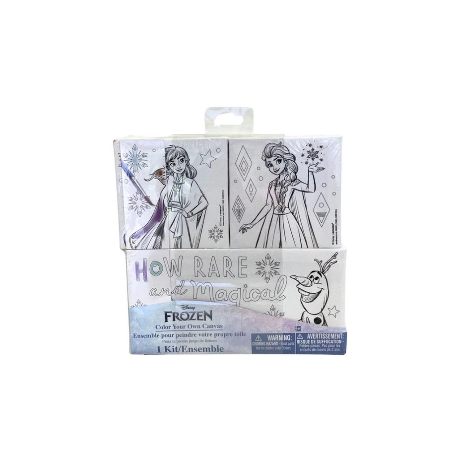 SET DE PINTURA 3 CANVAS PINCEL Y PINTURAS FROZEN DISNEY - 3