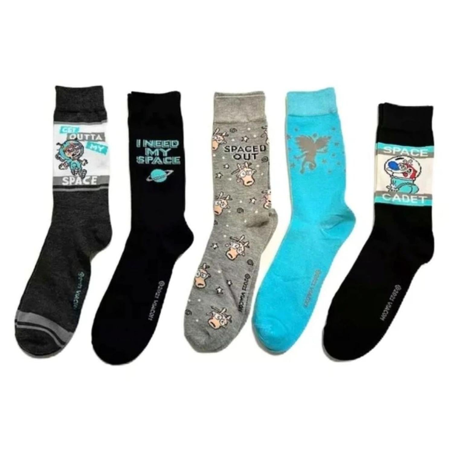 PACKX5 MEDIAS LARGAS HOMBRES NICKELODEON - 1