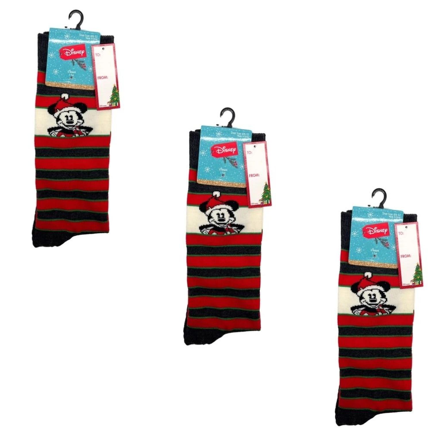 SETX3 MEDIAS LARGAS MICKEY MOUSE NAVIDAD - 1