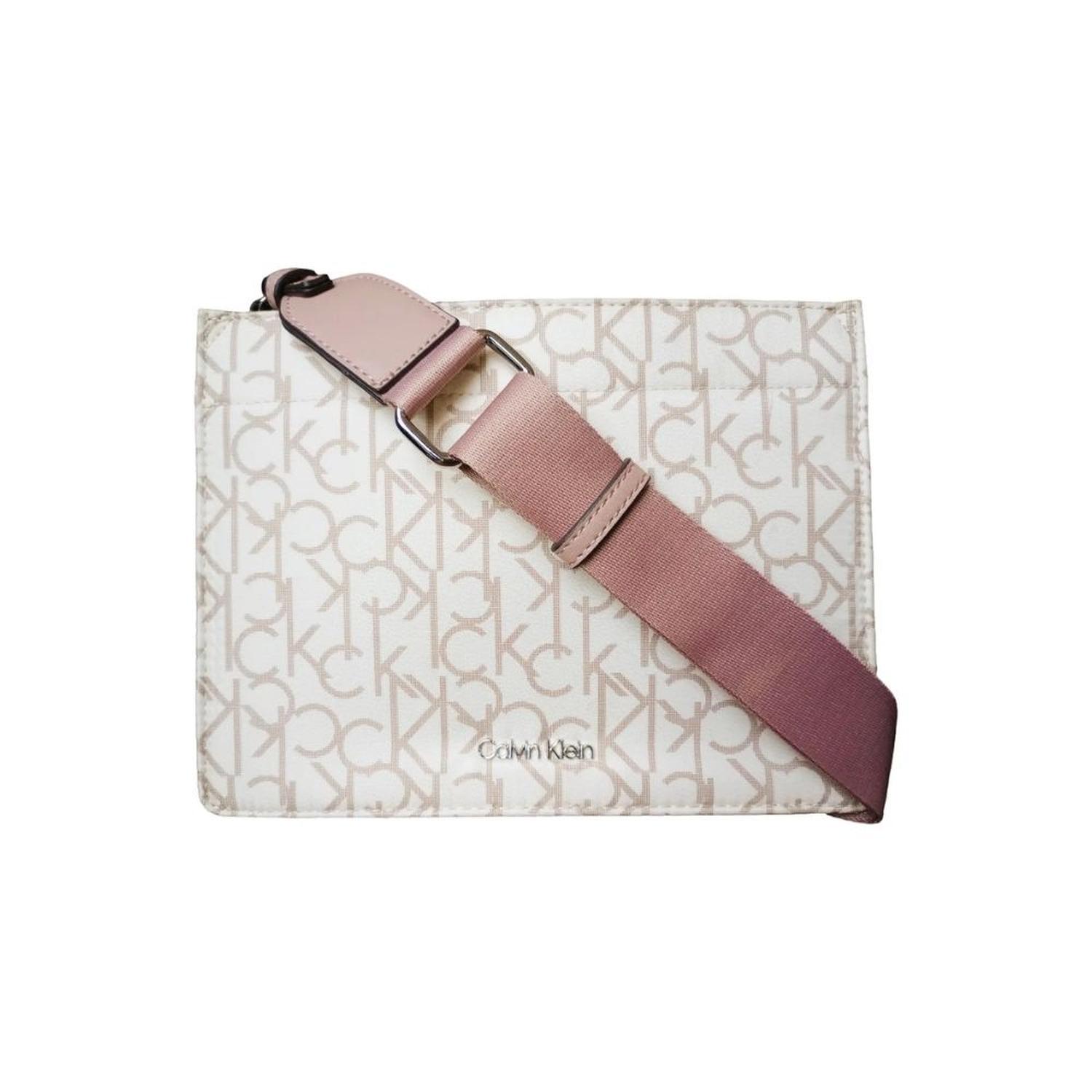CARTERA CROSSBODY CALVIN KLEIN MONOGRAM - BEIGE - 1