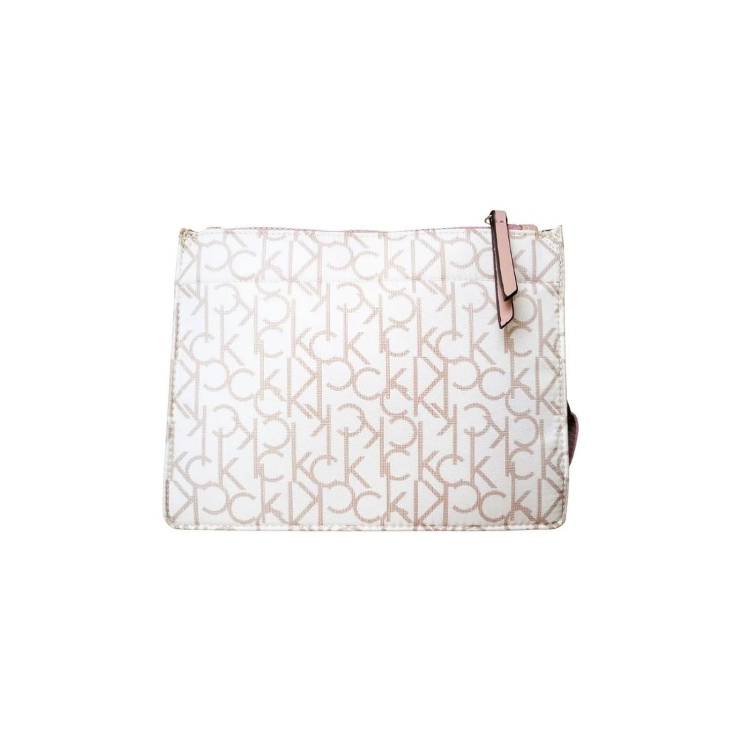 CARTERA CROSSBODY CALVIN KLEIN MONOGRAM - BEIGE - 4