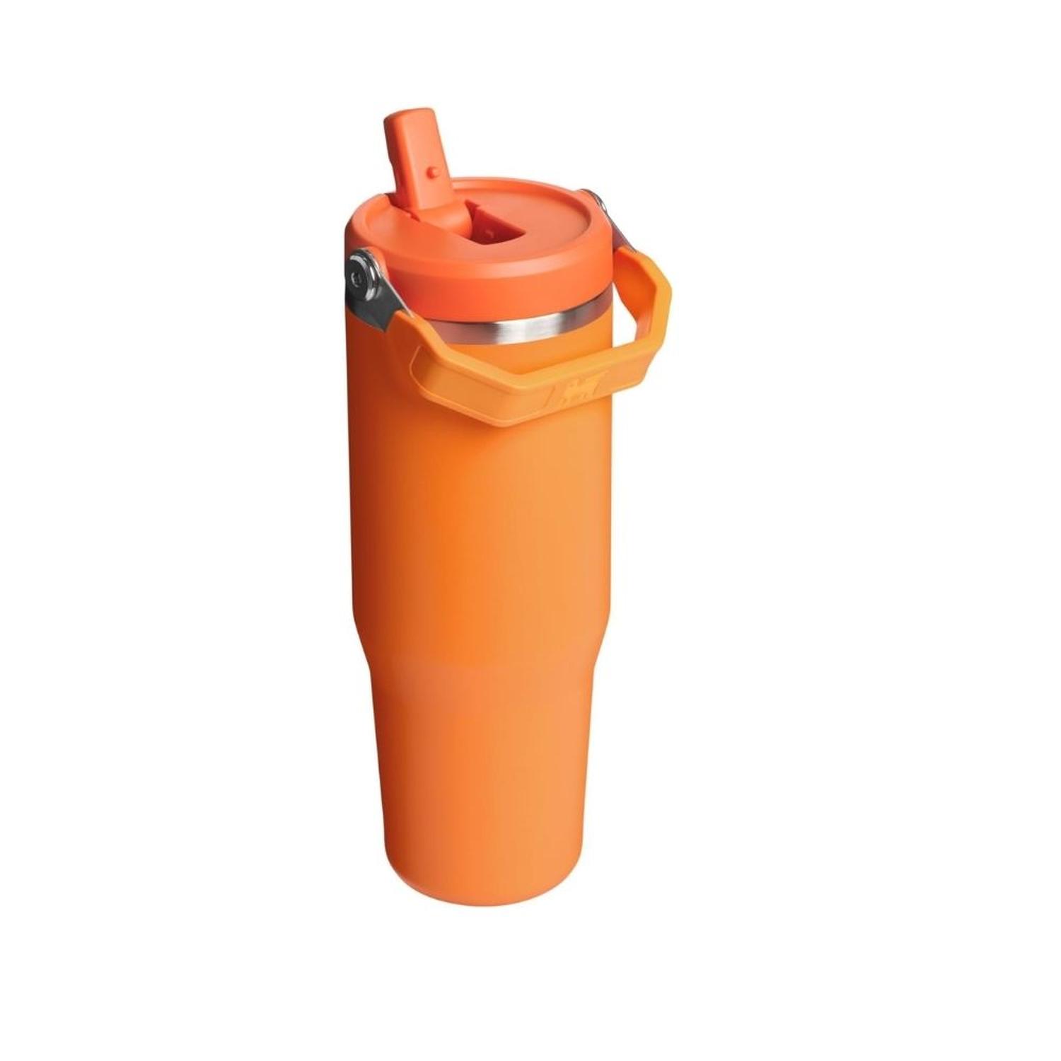 TUMBLER VASO DE ACERO INOXIDABLE STANLEY ICEFLOW 2.0 30 OZ - GOLDENROD CORAL - 3