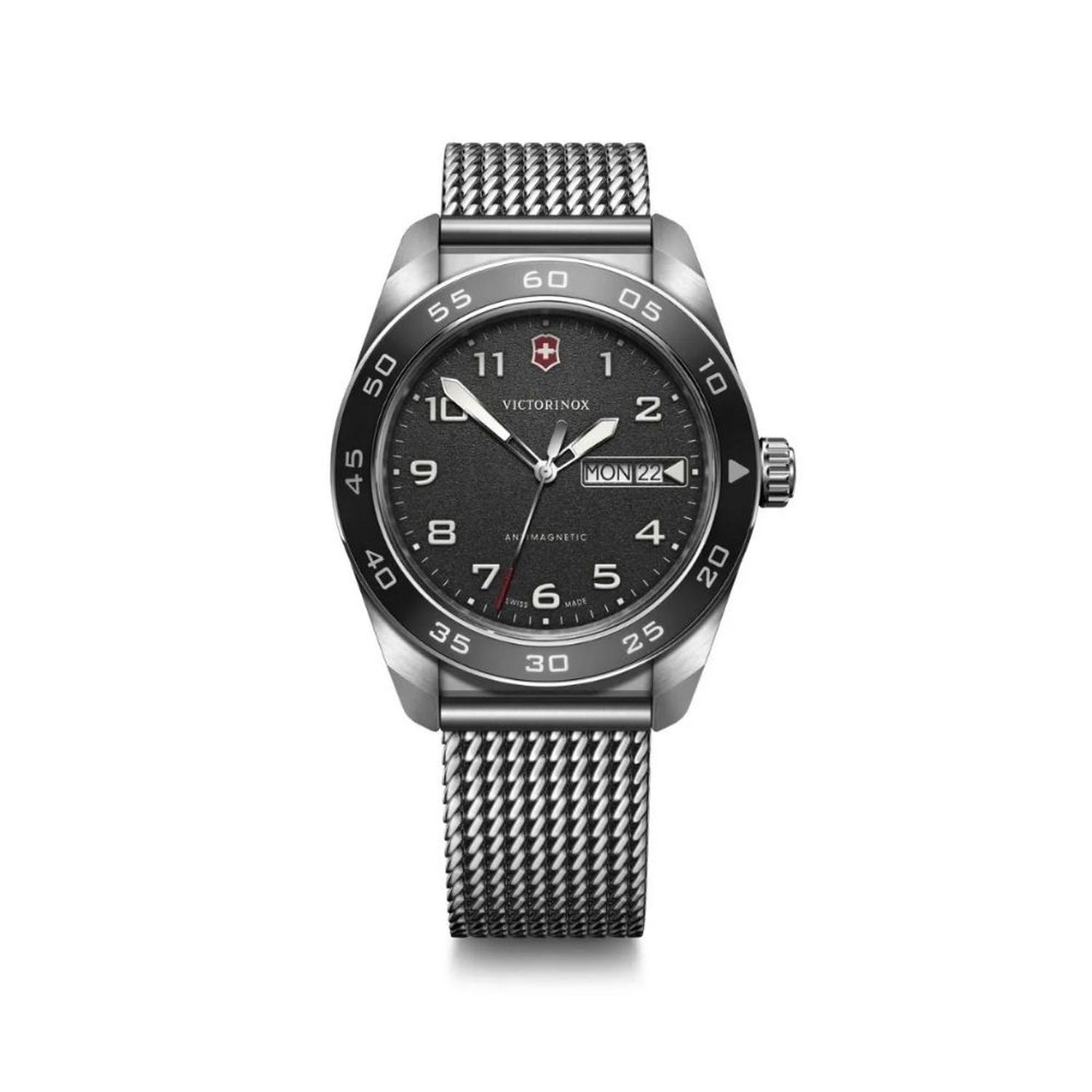 RELOJ CORREA DE ACERO VICTORINOX SWISS ARMY QUARTZ PLATA 242043 - 1