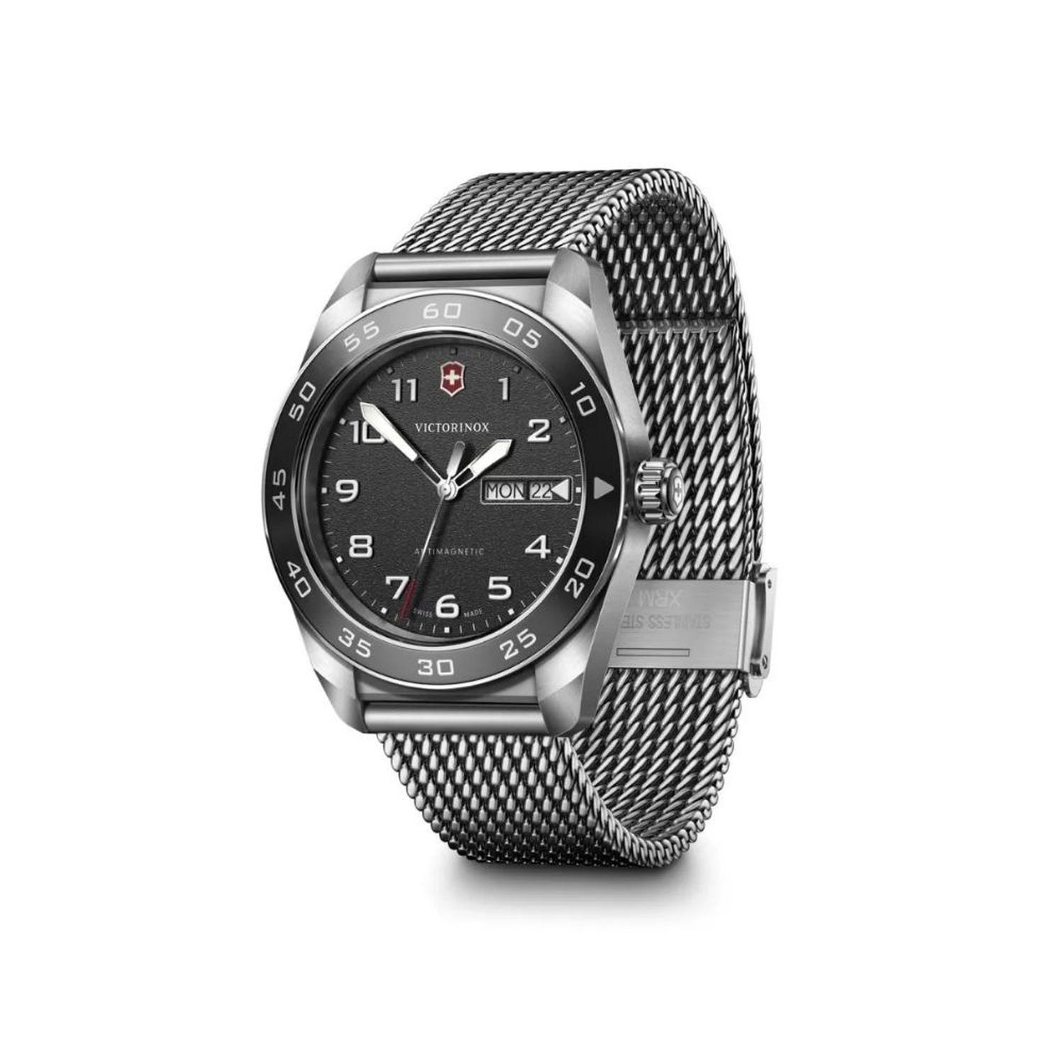 RELOJ CORREA DE ACERO VICTORINOX SWISS ARMY QUARTZ PLATA 242043 - 2