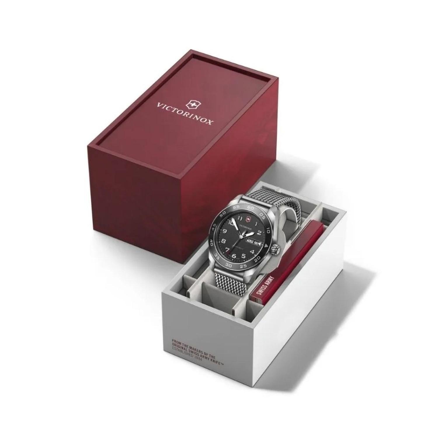 RELOJ CORREA DE ACERO VICTORINOX SWISS ARMY QUARTZ PLATA 242043 - 5