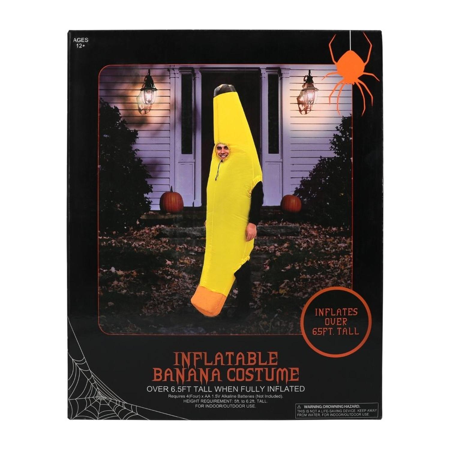 DISFRAZ INFLABLE PARA ADULTOS DE PLATANO - 1