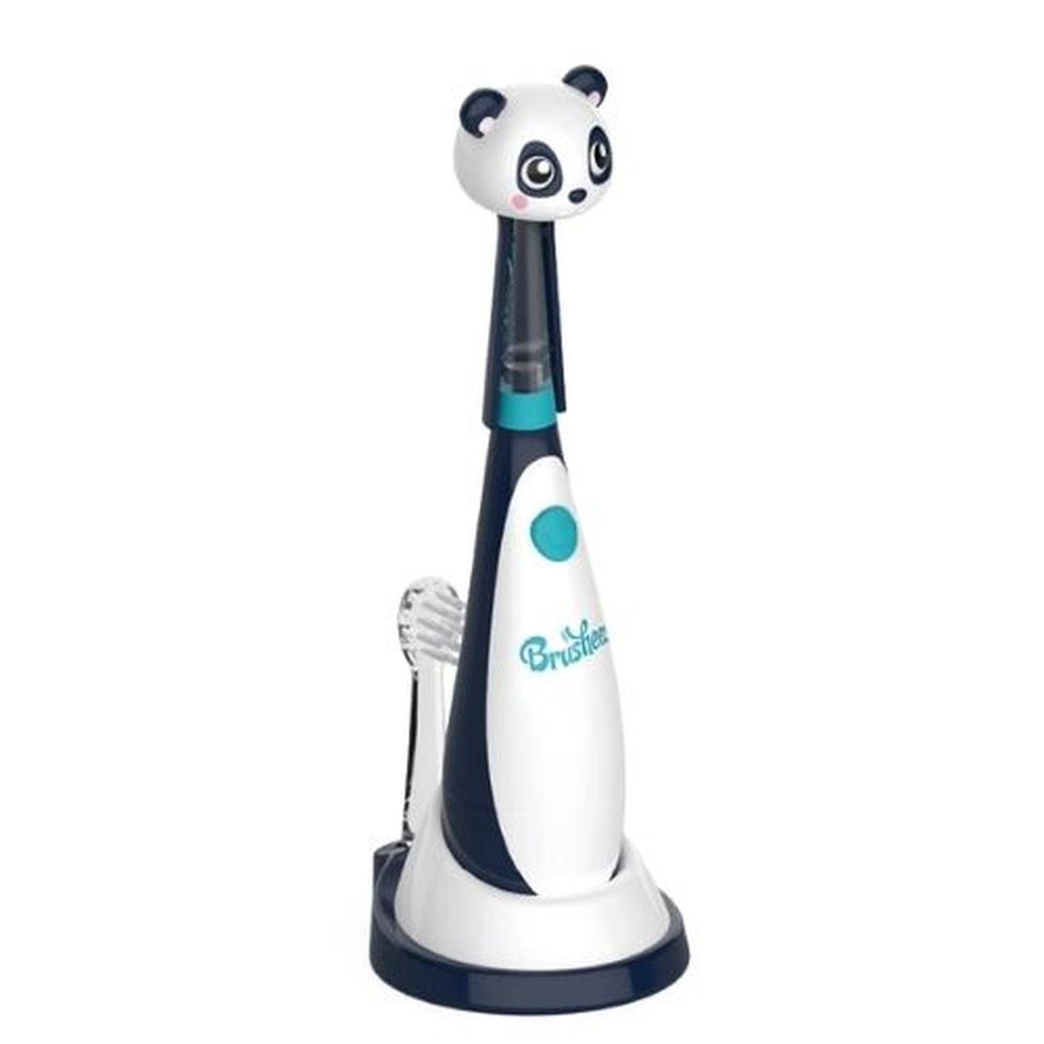 SET CEPILLO DE DIENTES ELECTRICO BRUSHEEZ PARA TODDLER 1-3 AÑOS - PANDA - 1