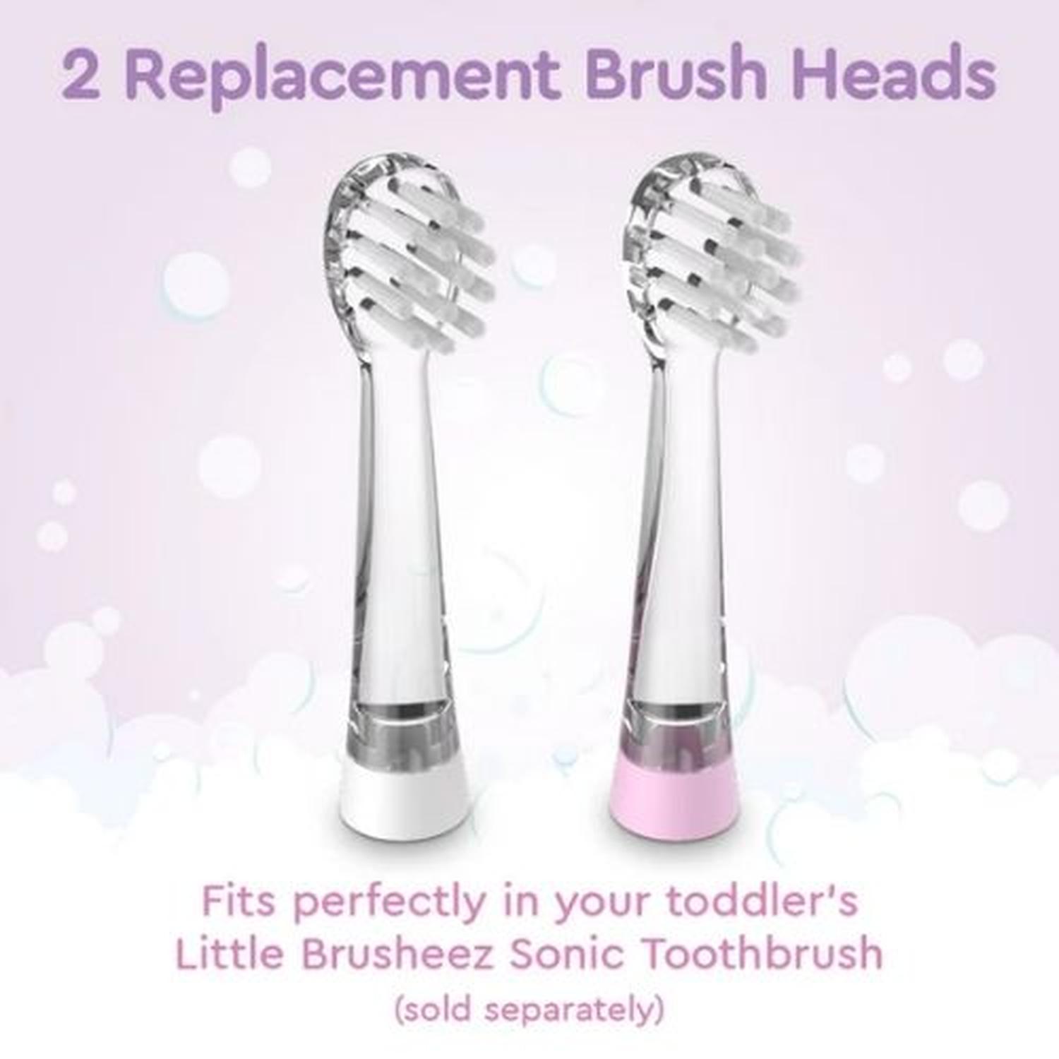 CABEZALES DE REPUESTOS PARA CEPILLO ELECTRICO BRUSHEEZ TODDLER - UNICORNIO - 2
