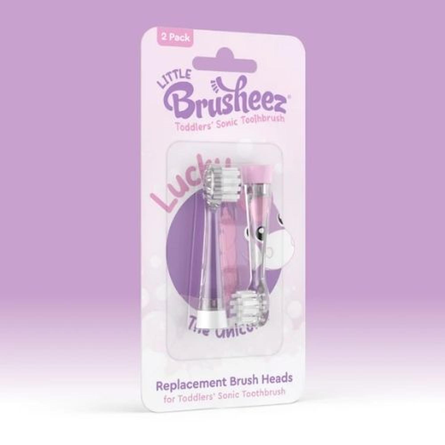 CABEZALES DE REPUESTOS PARA CEPILLO ELECTRICO BRUSHEEZ TODDLER - UNICORNIO - 3