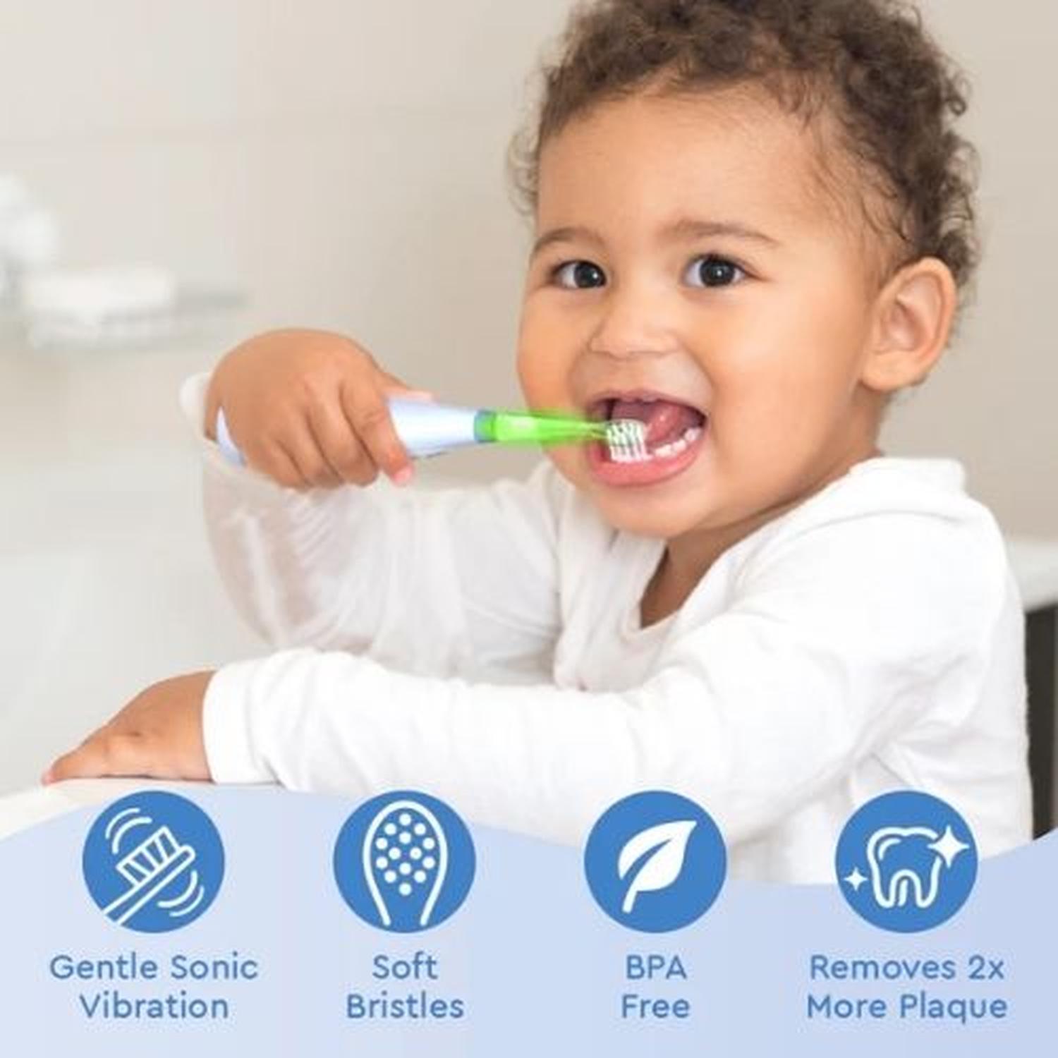 SET CEPILLO DE DIENTES ELECTRICO BRUSHEEZ PARA TODDLER 1-3 AÑOS - KOALA - 4
