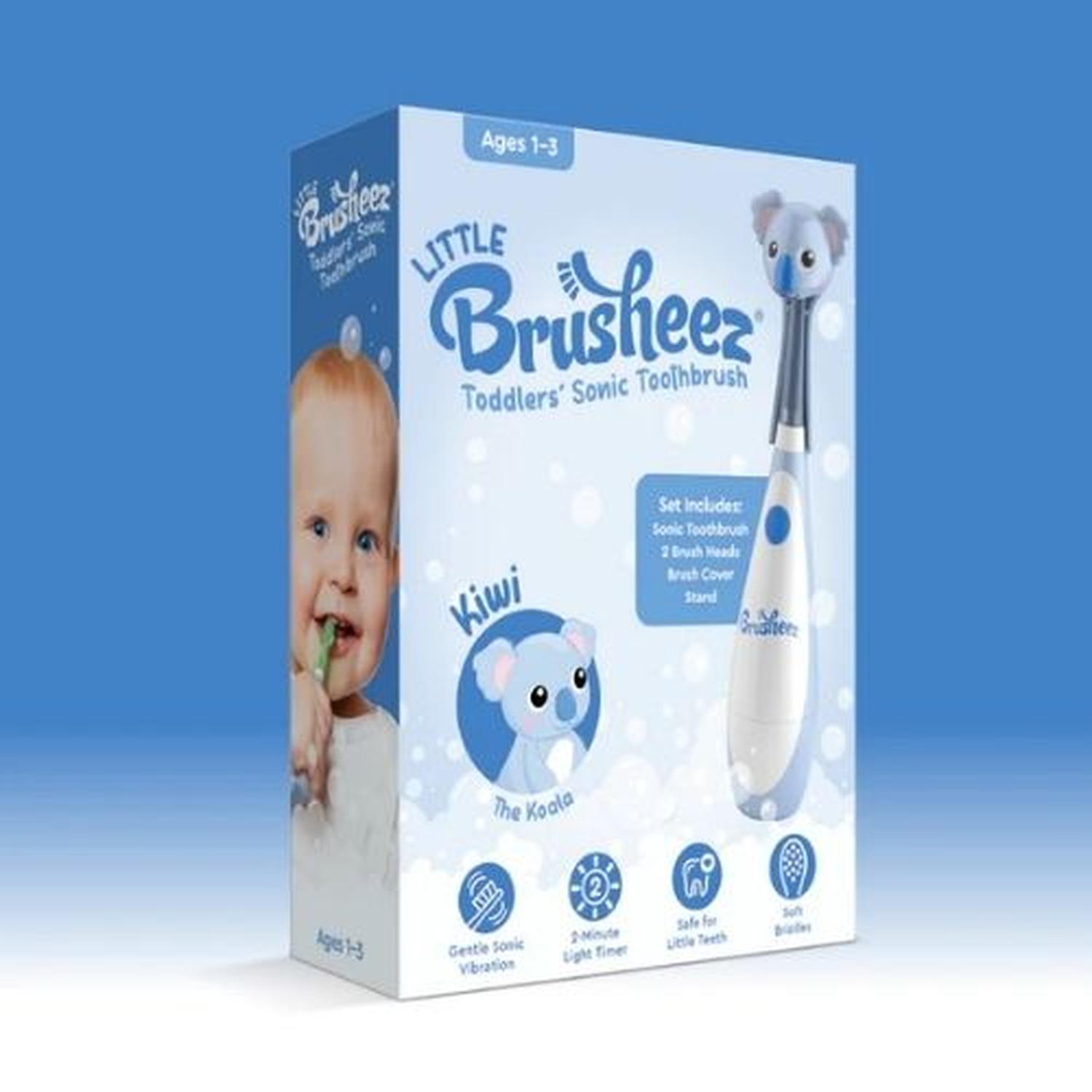 SET CEPILLO DE DIENTES ELECTRICO BRUSHEEZ PARA TODDLER 1-3 AÑOS - KOALA - 7